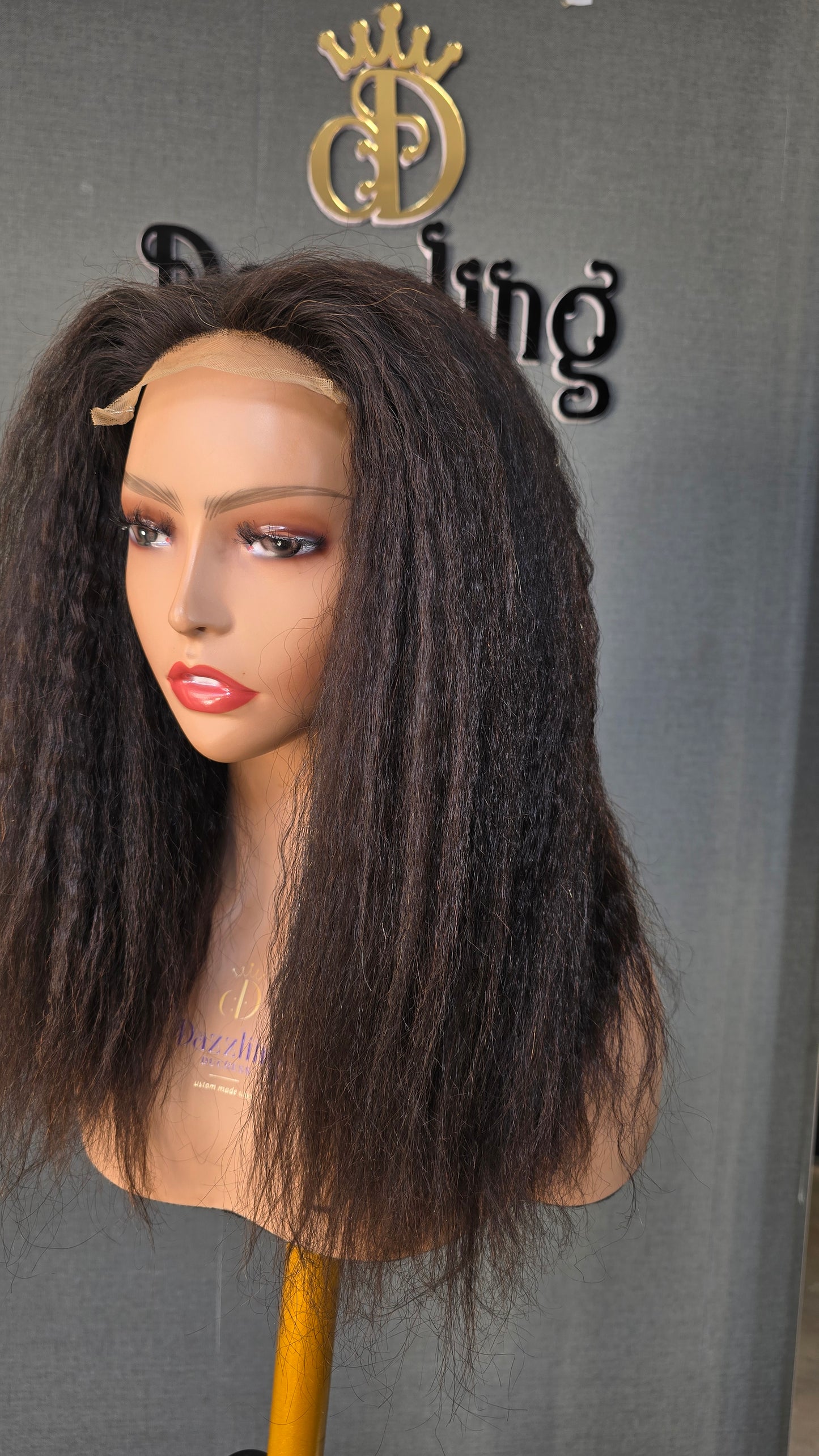 AMANDA 14" Raw virgin human hair Col: Natural black