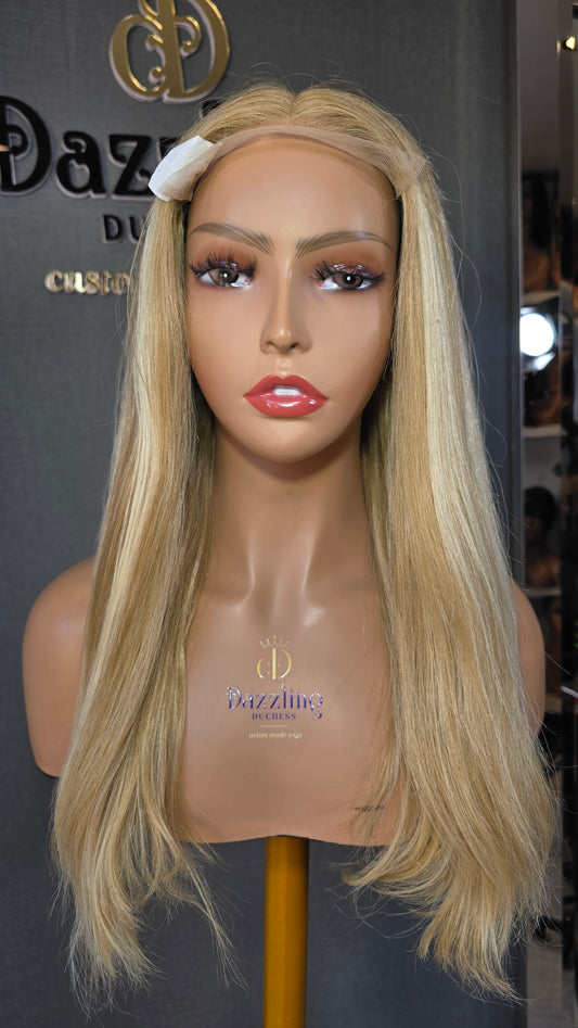 Monalisa 16" Raw Virgin hair Col: mixed blonde