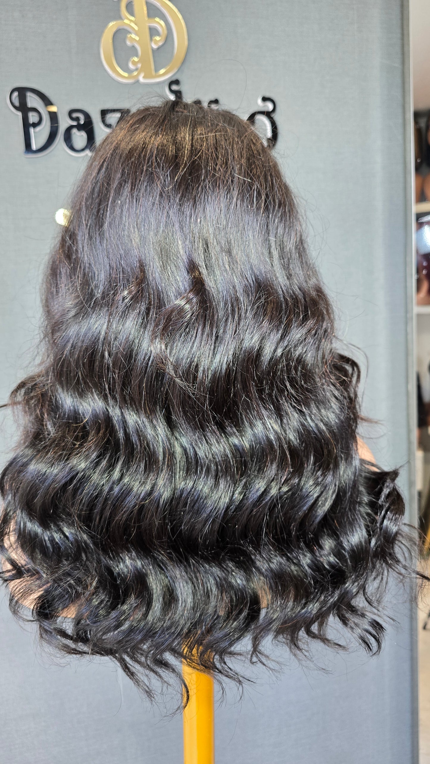 Lina 12" Raw Vietnamese hair Col: Natural black