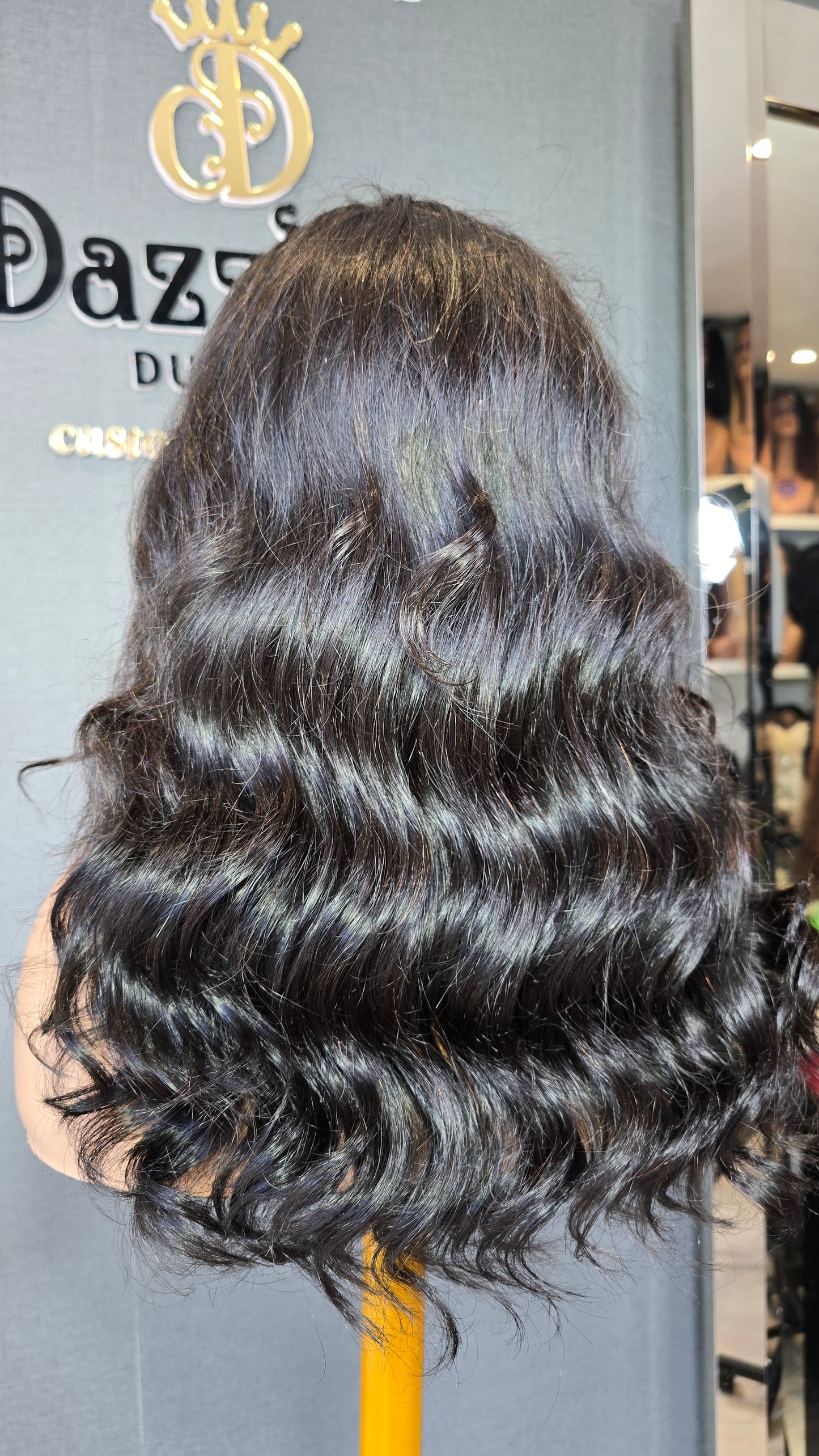 Lina 12" Raw Vietnamese hair Col: Natural black