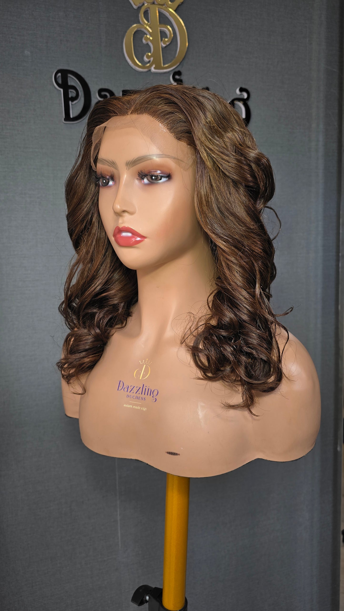 Lina 12" Raw Vietnamese hair Col: chestnut brown
