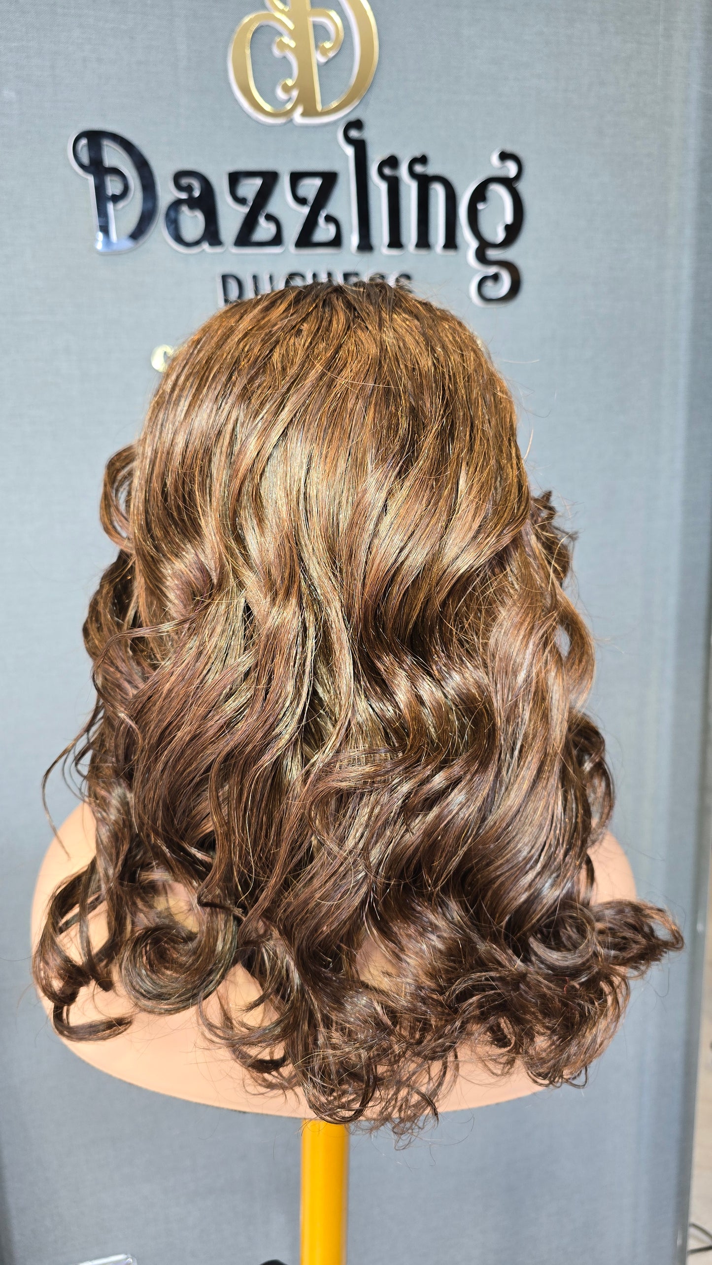Lina 12" Raw Vietnamese hair Col: chestnut brown