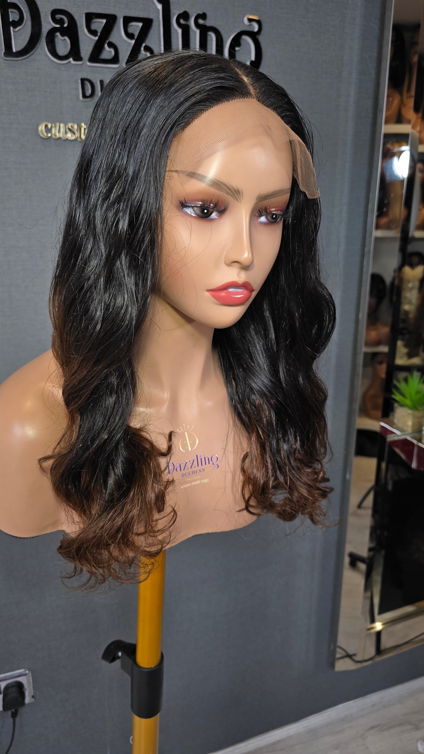 Lina 14" Raw Vietnamese hair Col: brown tip