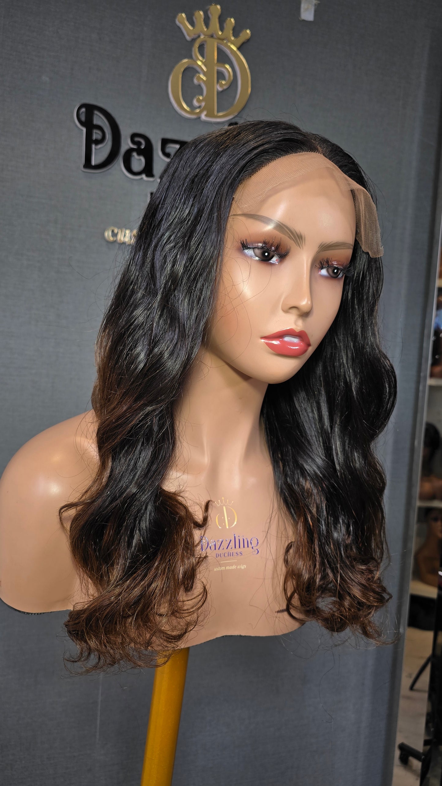 Lina 14" Raw Vietnamese hair Col: brown tip