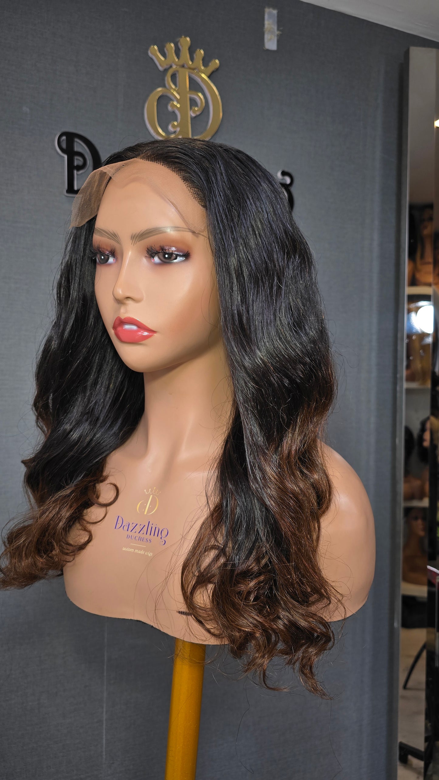 Lina 14" Raw Vietnamese hair Col: brown tip