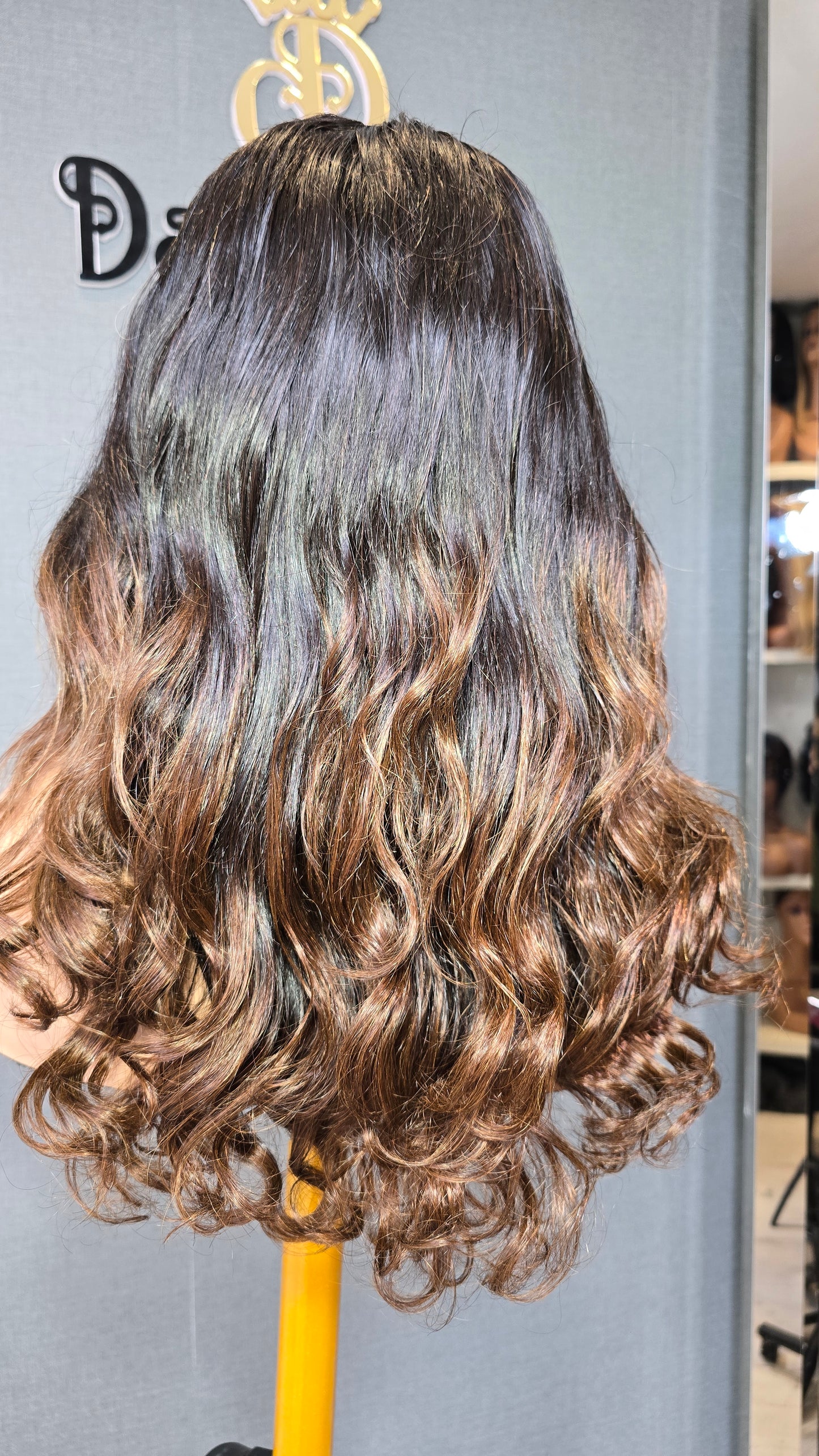 Lina 14" Raw Vietnamese hair Col: brown tip