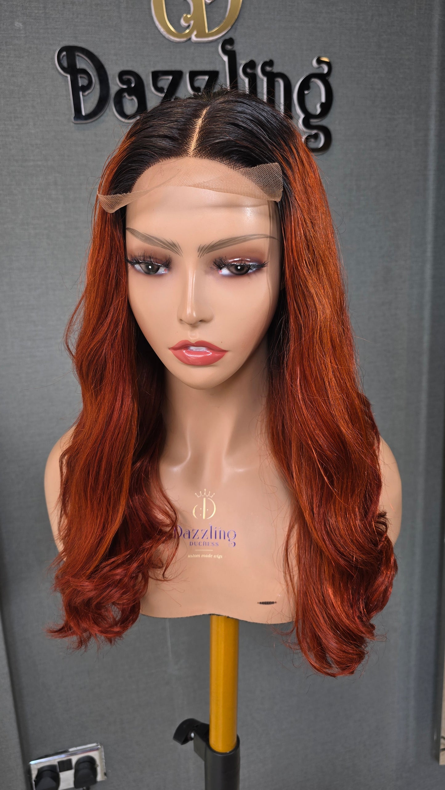 Lina 14" Raw Vietnamese hair Col:1b/copper