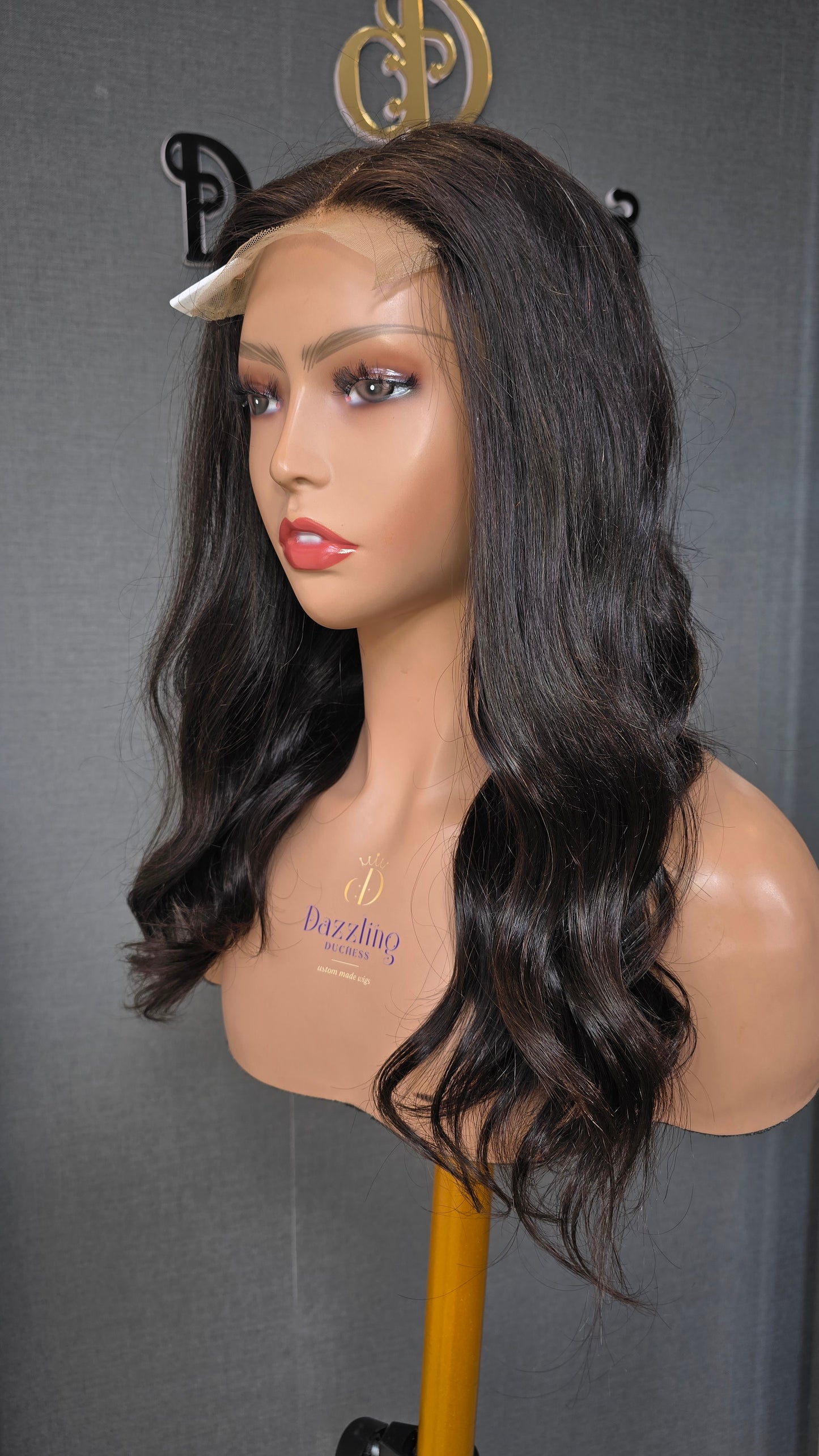 Monalisa 14" Raw Virgin hair Col: natural black