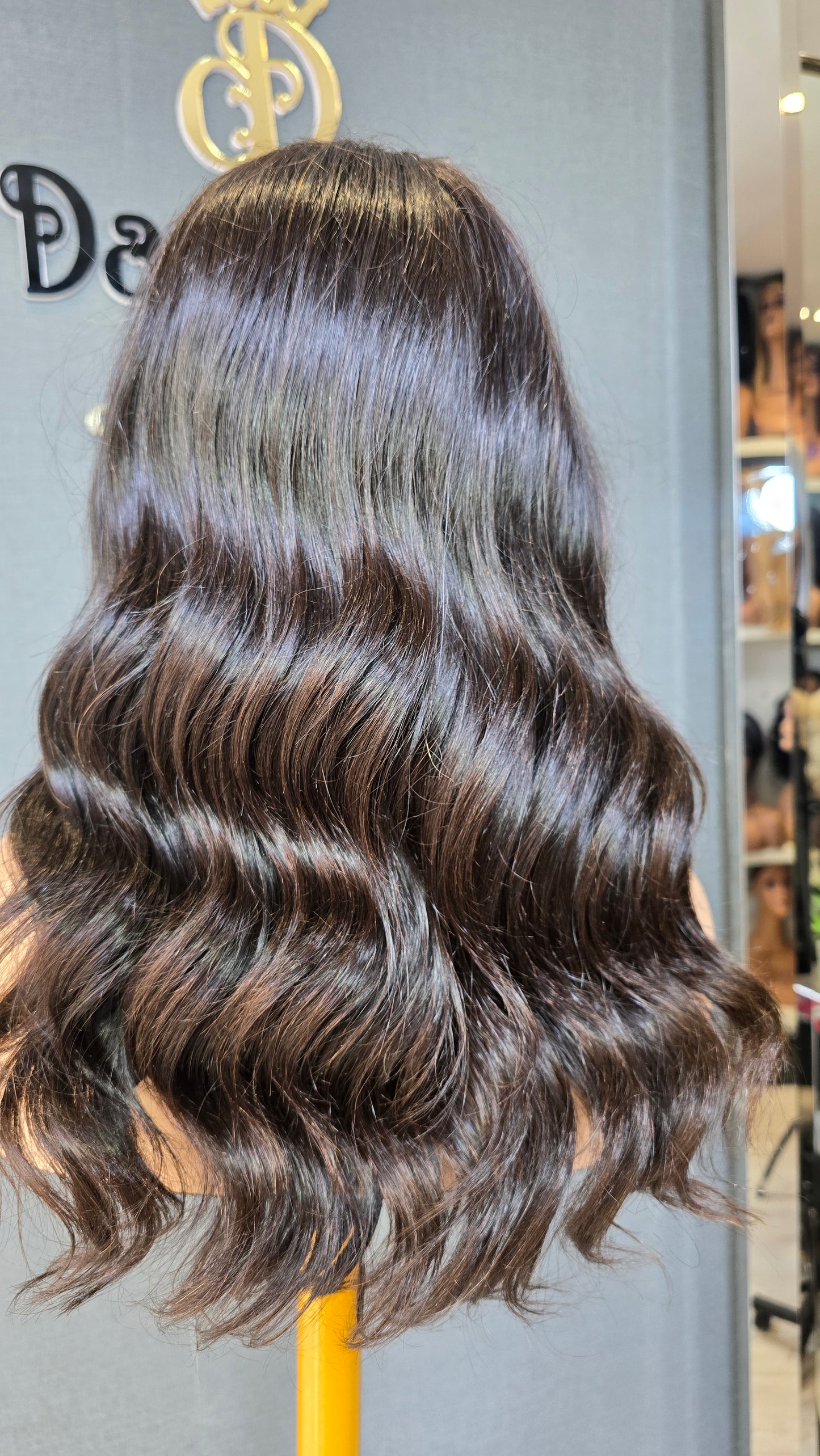 Monalisa 14" Raw Virgin hair Col: natural black