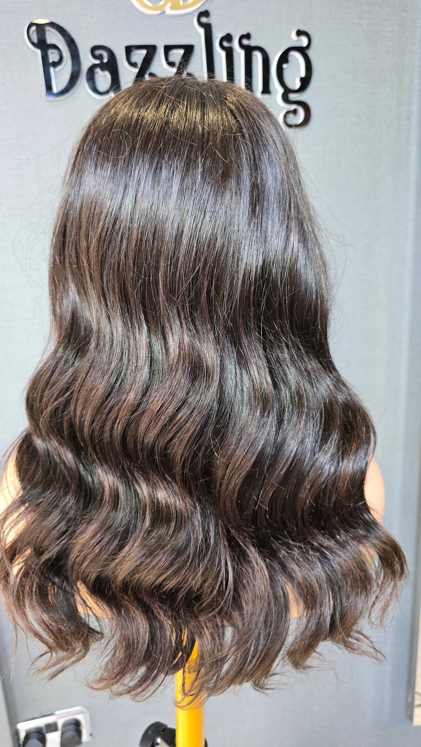 Monalisa 14" Raw Virgin hair Col: natural black