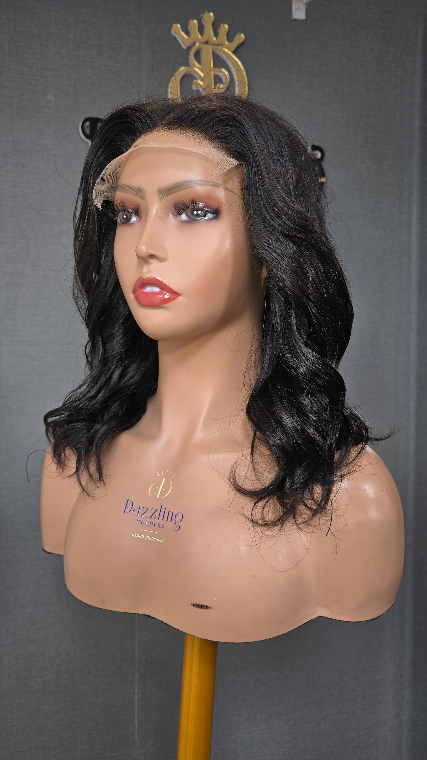 Monalisa 10" Raw Virgin hair Col: Natural black