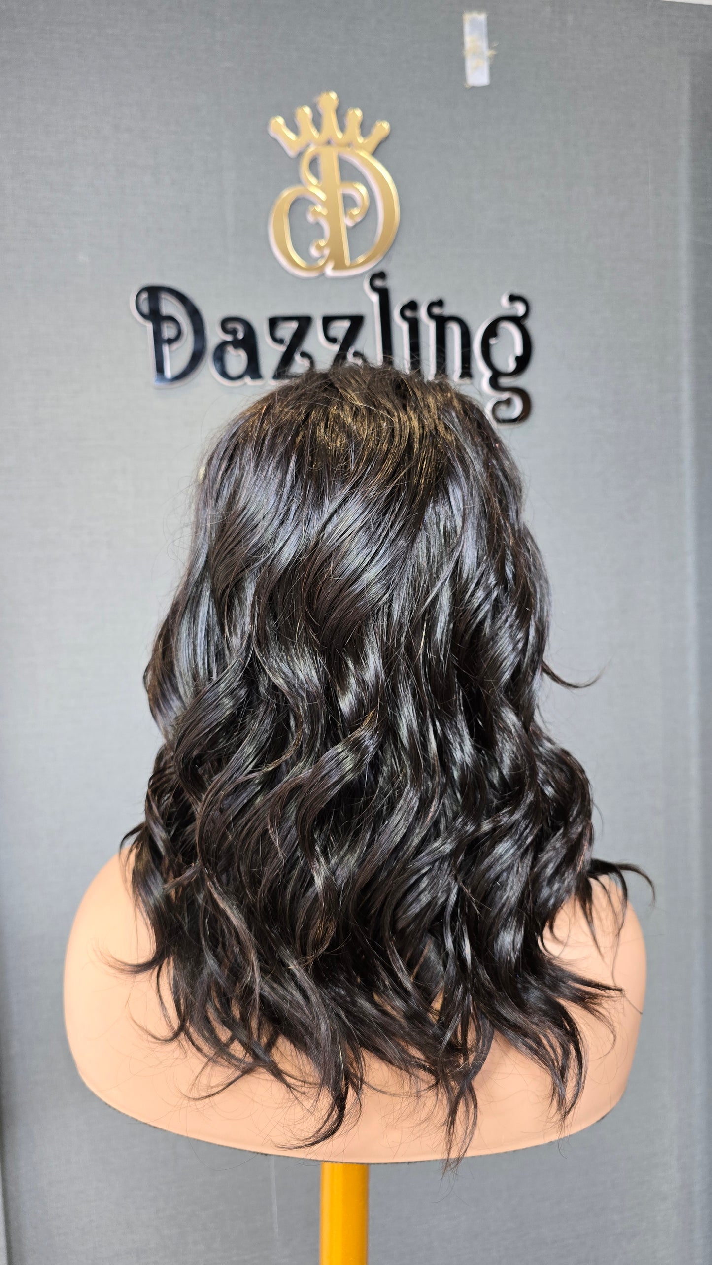 Monalisa 10" Raw Virgin hair Col: Natural black
