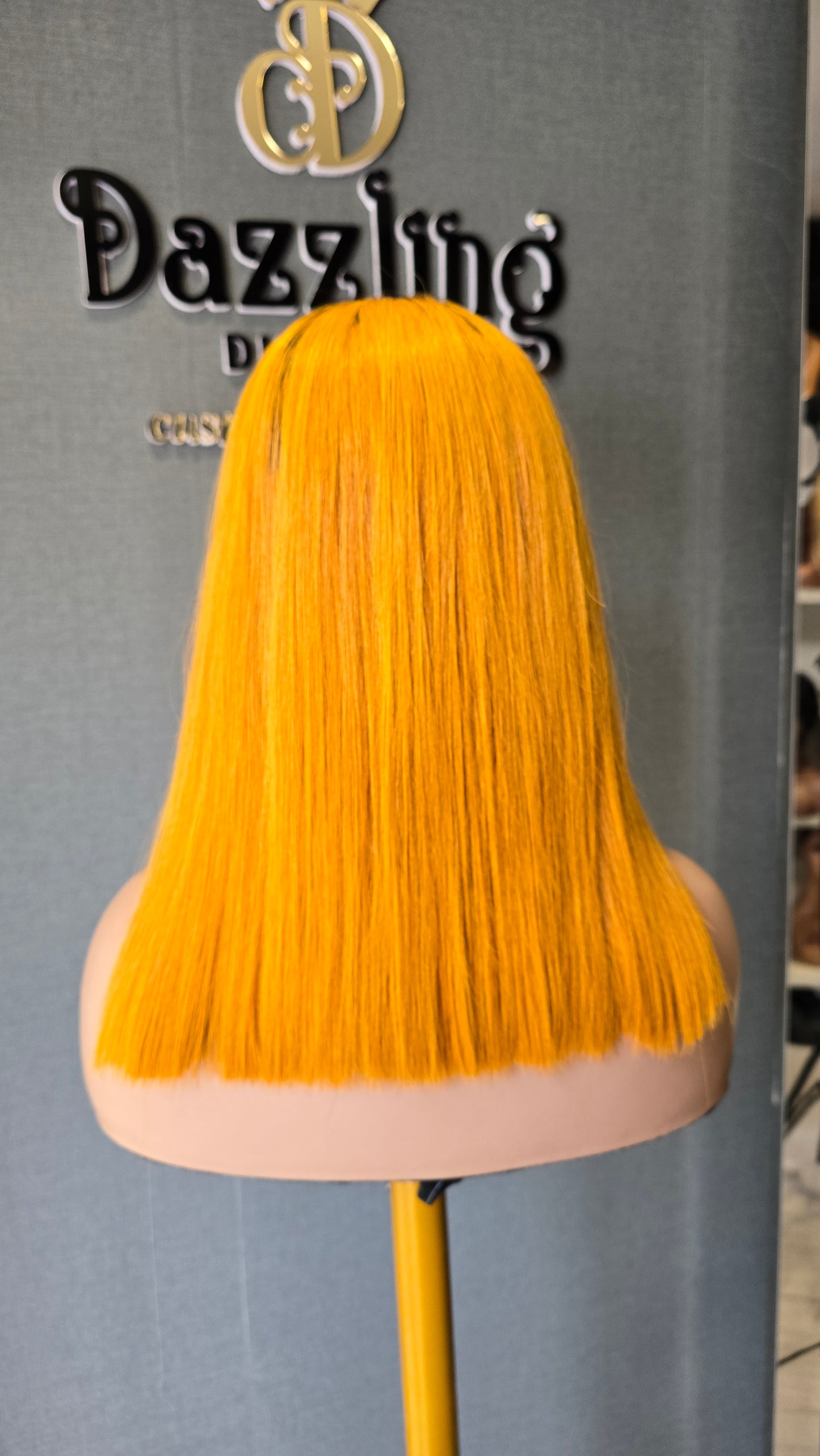 Kaycee 14" Vietnamese raw human hair Col: dark orange