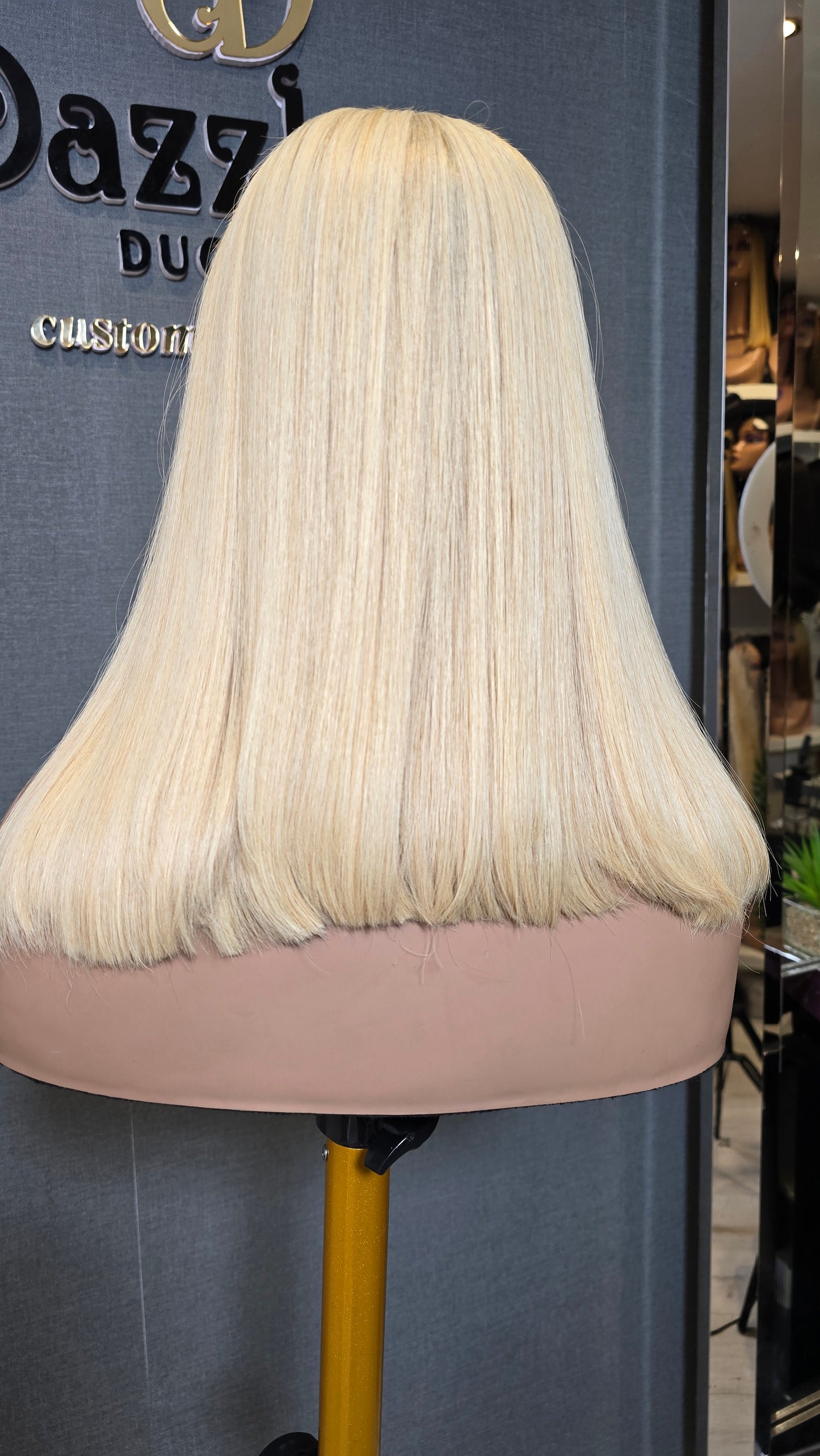 KAYCEE 14" Vietnamese raw human hair Col: 613 blonde