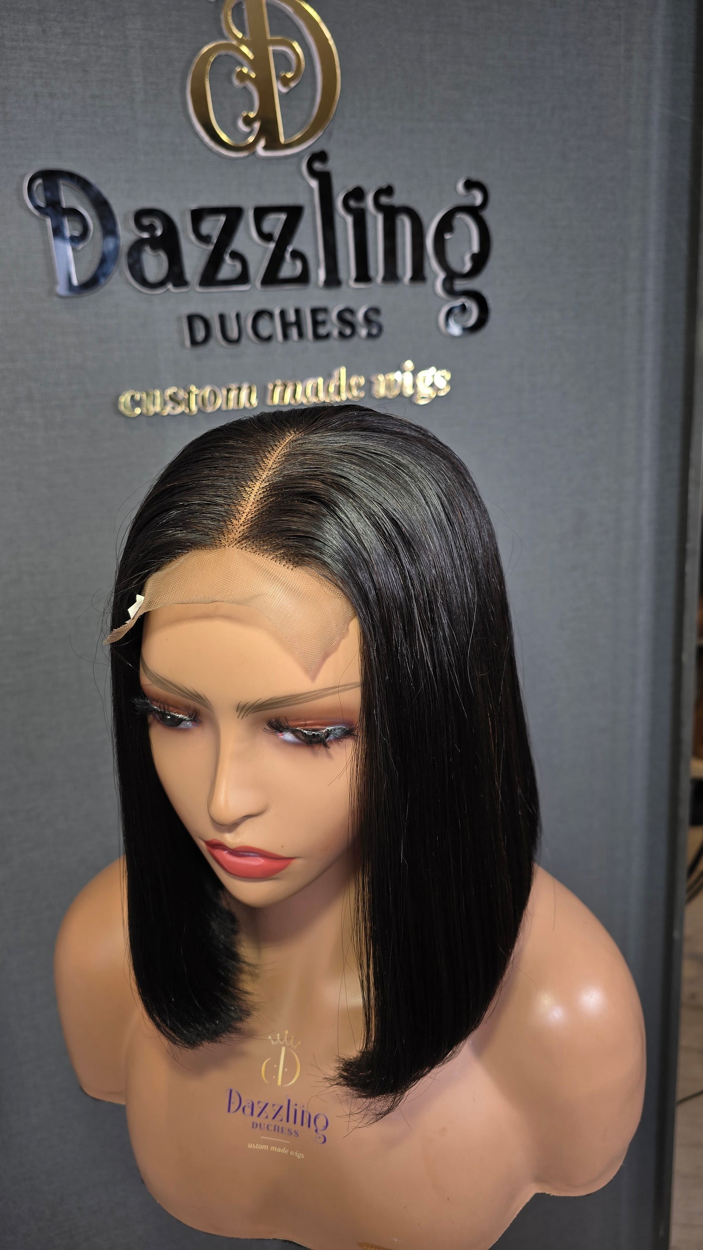 Kaycee 10" Vietnamese Raw human hair Col: Natural black