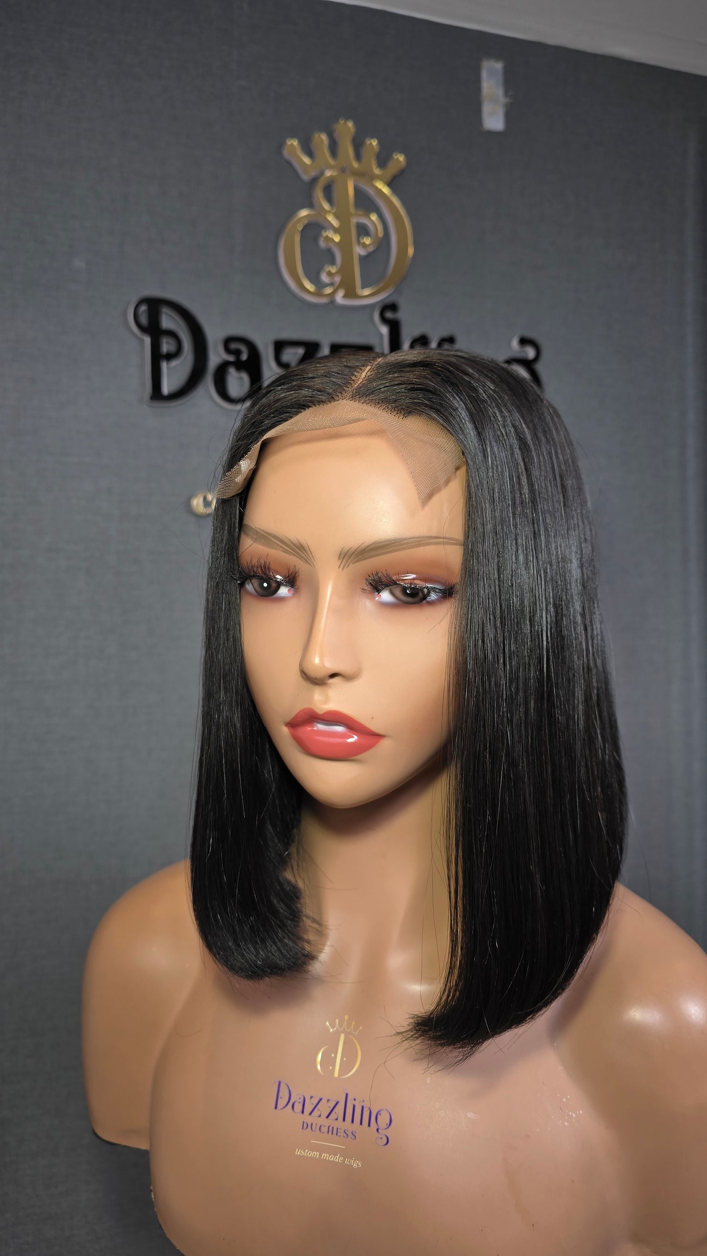 Kaycee 10" Vietnamese Raw human hair Col: Natural black