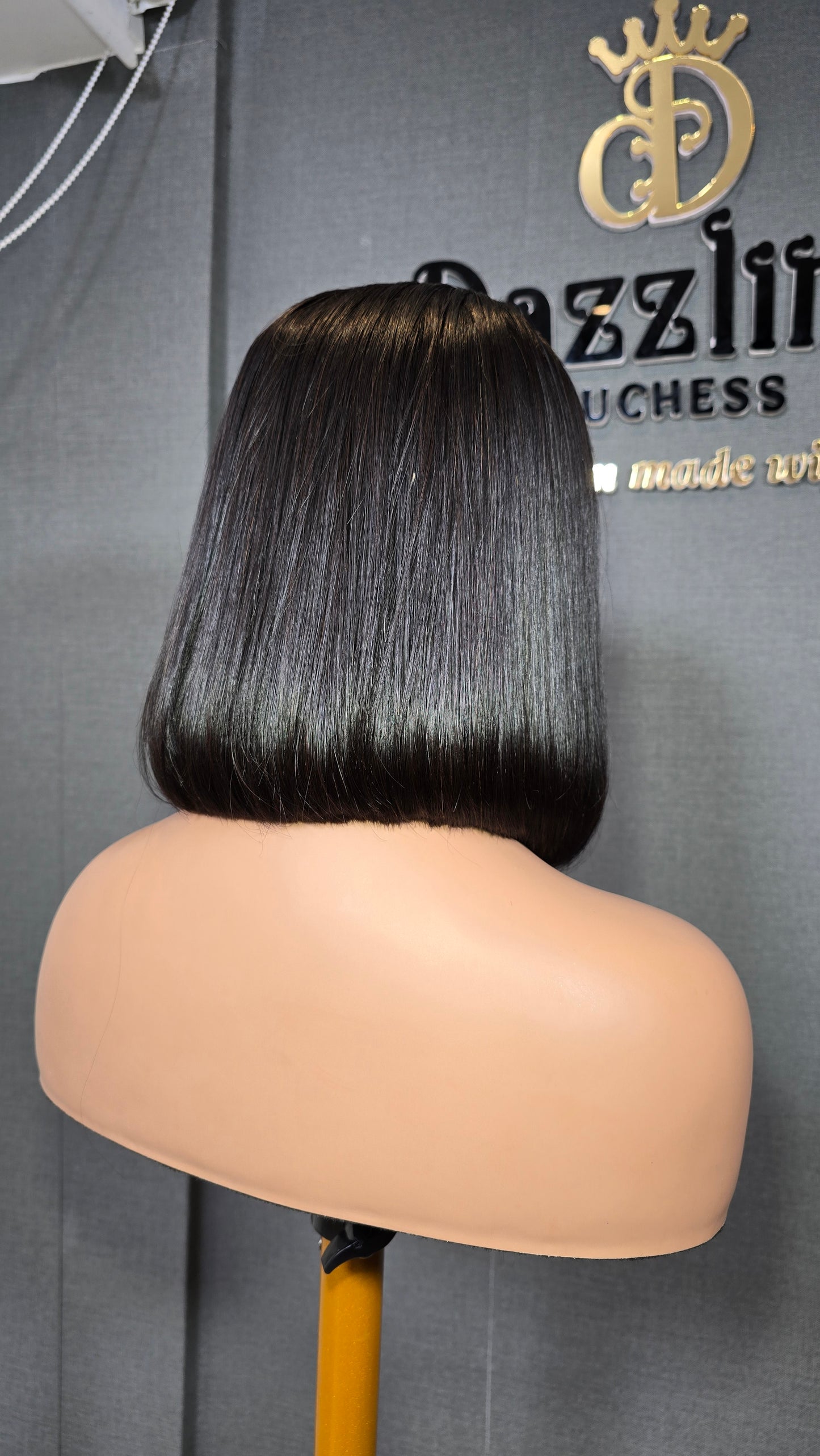 Kaycee 10" Vietnamese Raw human hair Col: Natural black