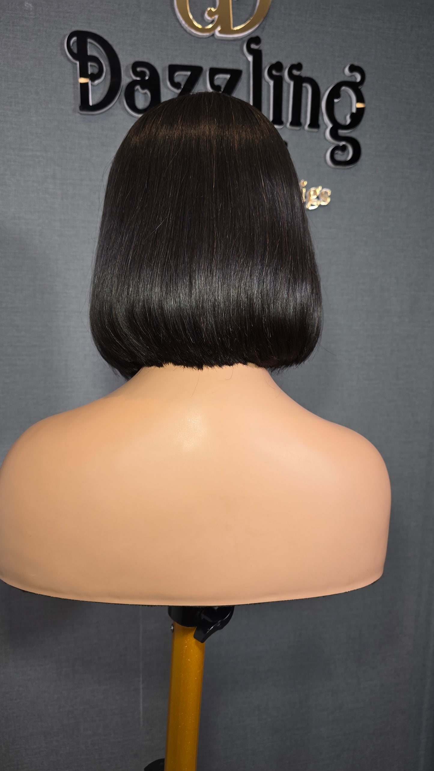 Kaycee 8" Vietnamese Raw human hair Col: Natural black