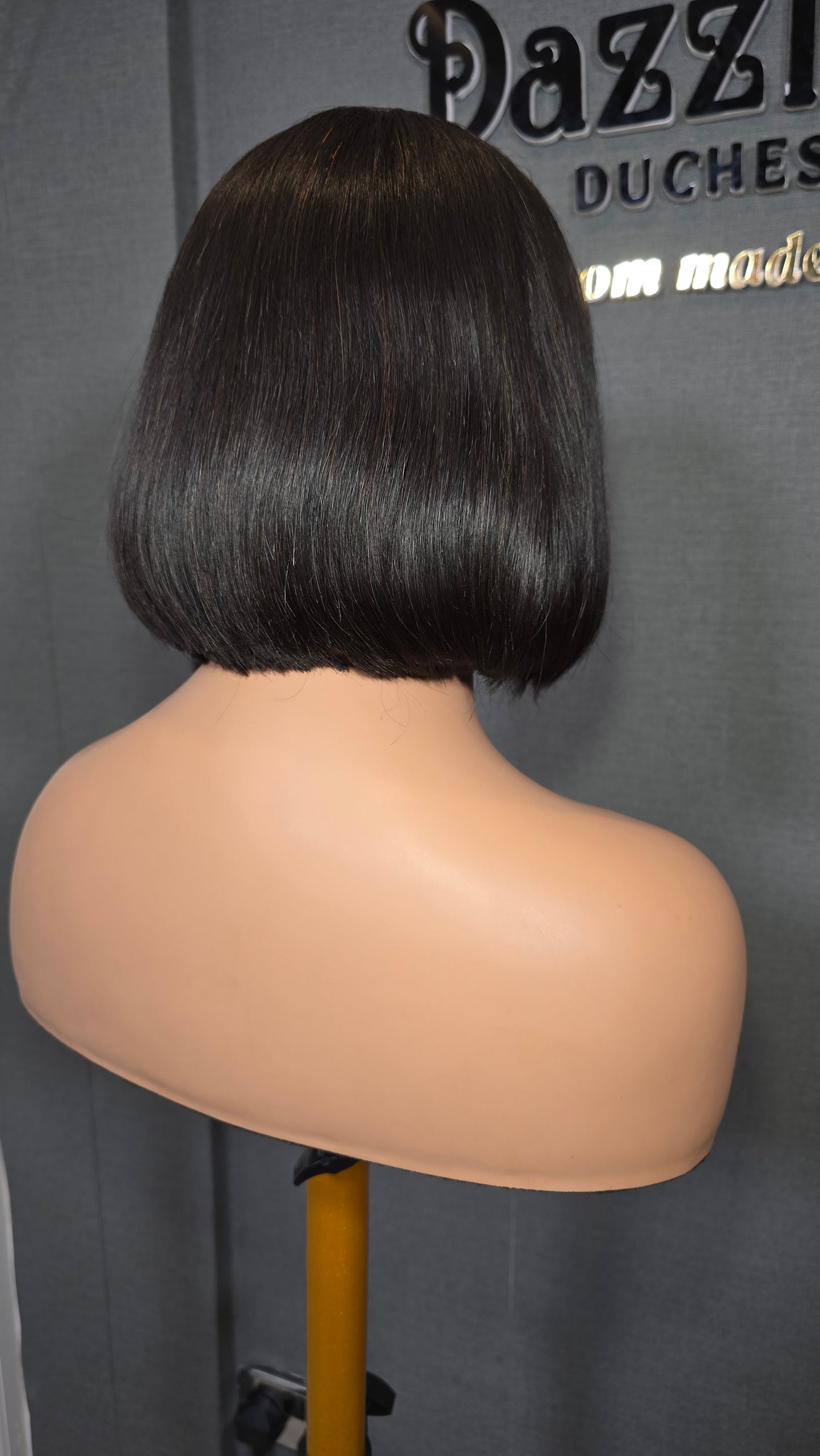 Kaycee 8" Vietnamese Raw human hair Col: Natural black