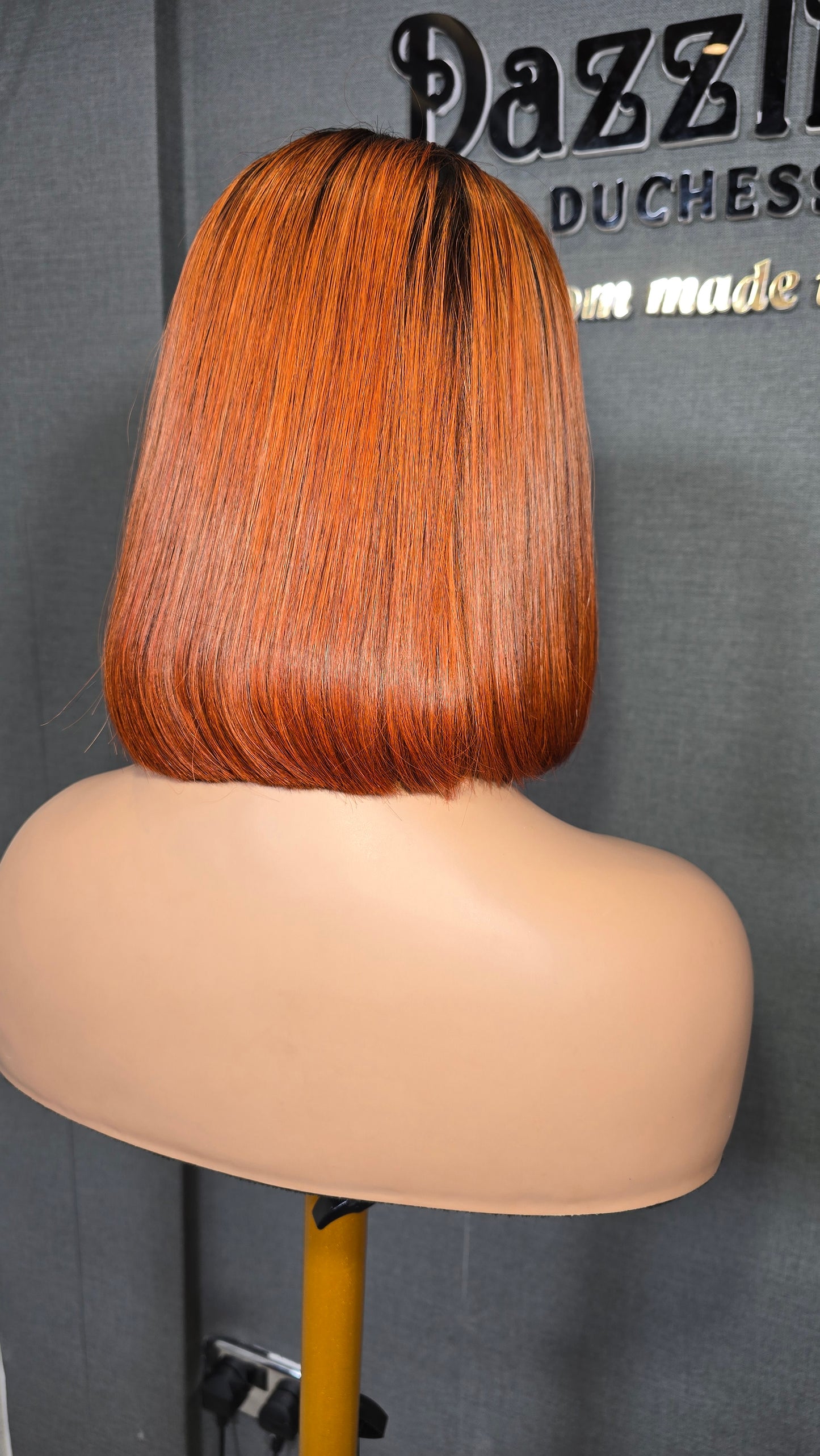 Kaycee 10" Vietnamese Raw human hair Col: 1b/copper