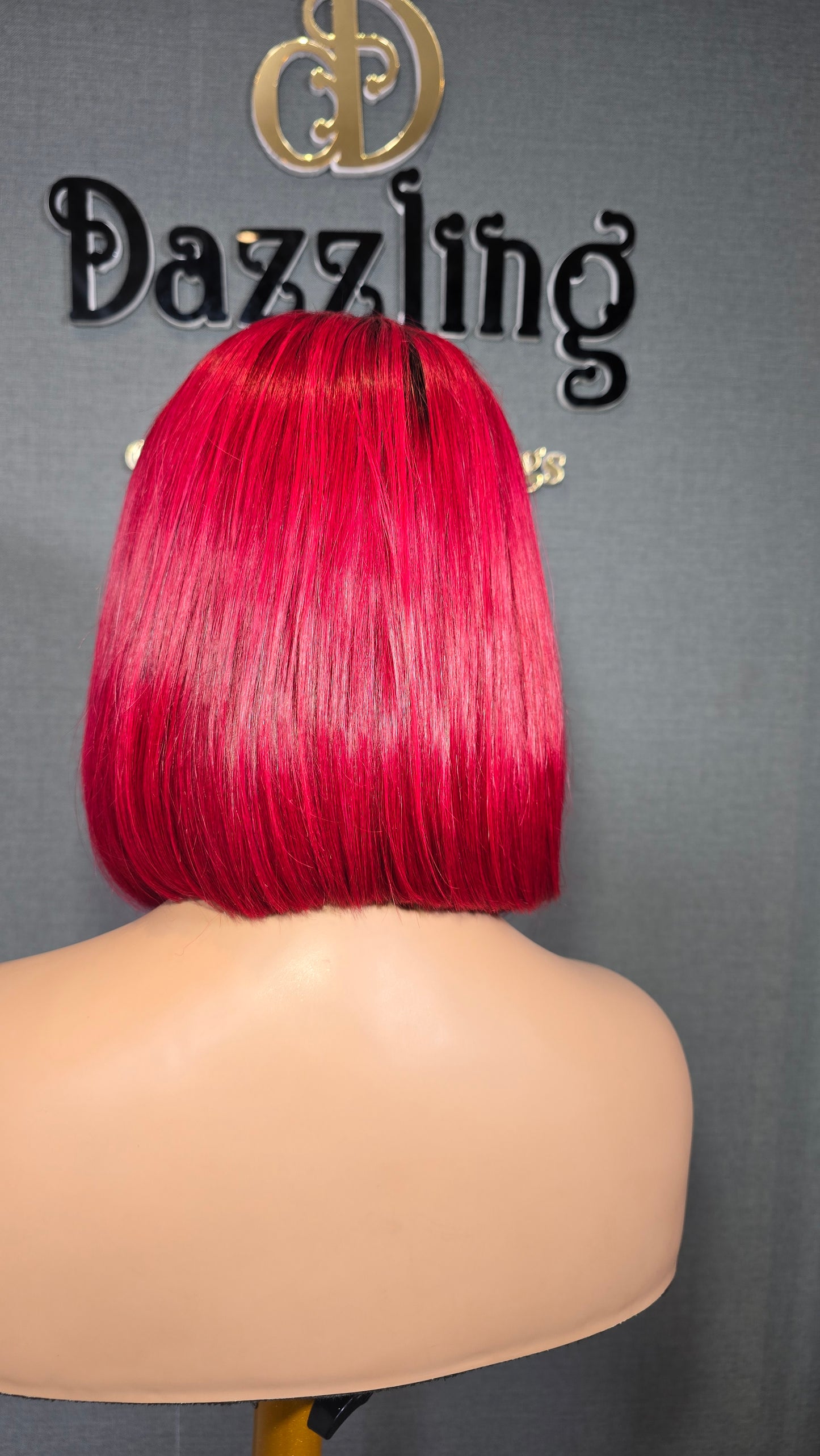 Kaycee 10" Raw Virgin hair Col: 1b/red hot