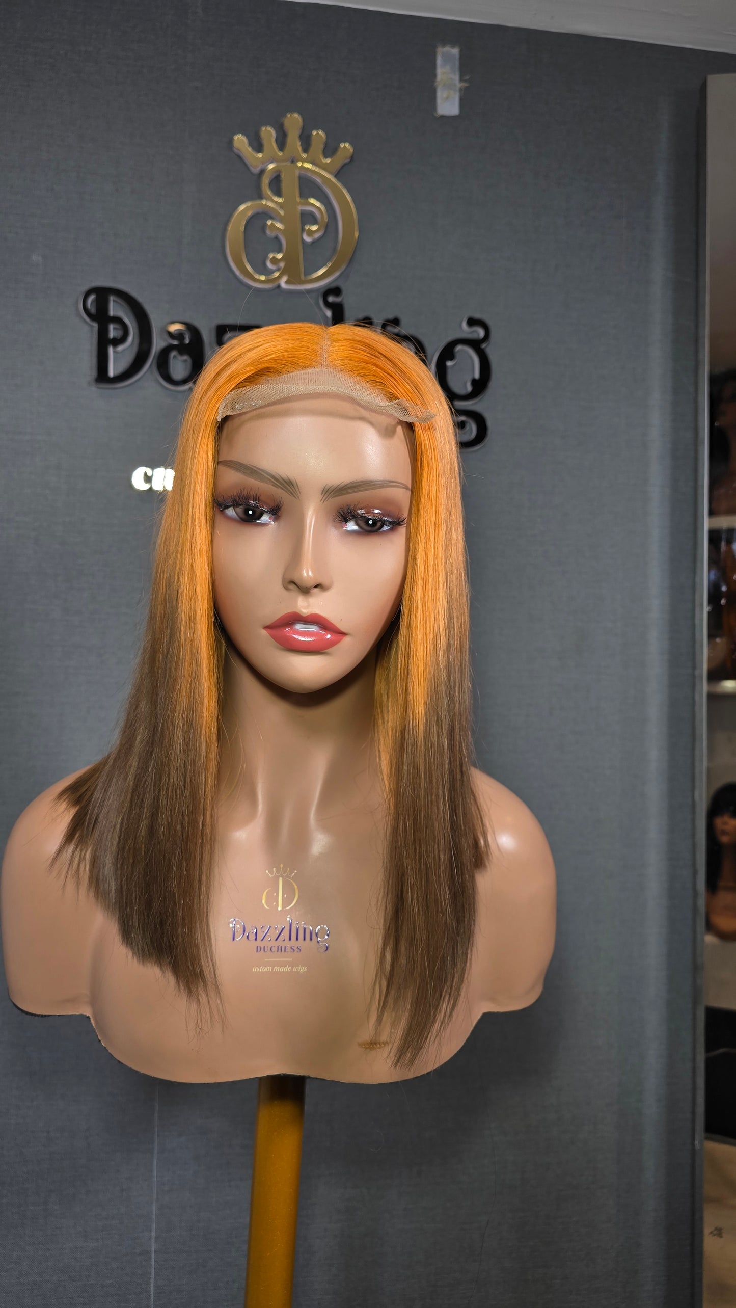 Kaycee 14" Raw Virgin hair Col: orange/2