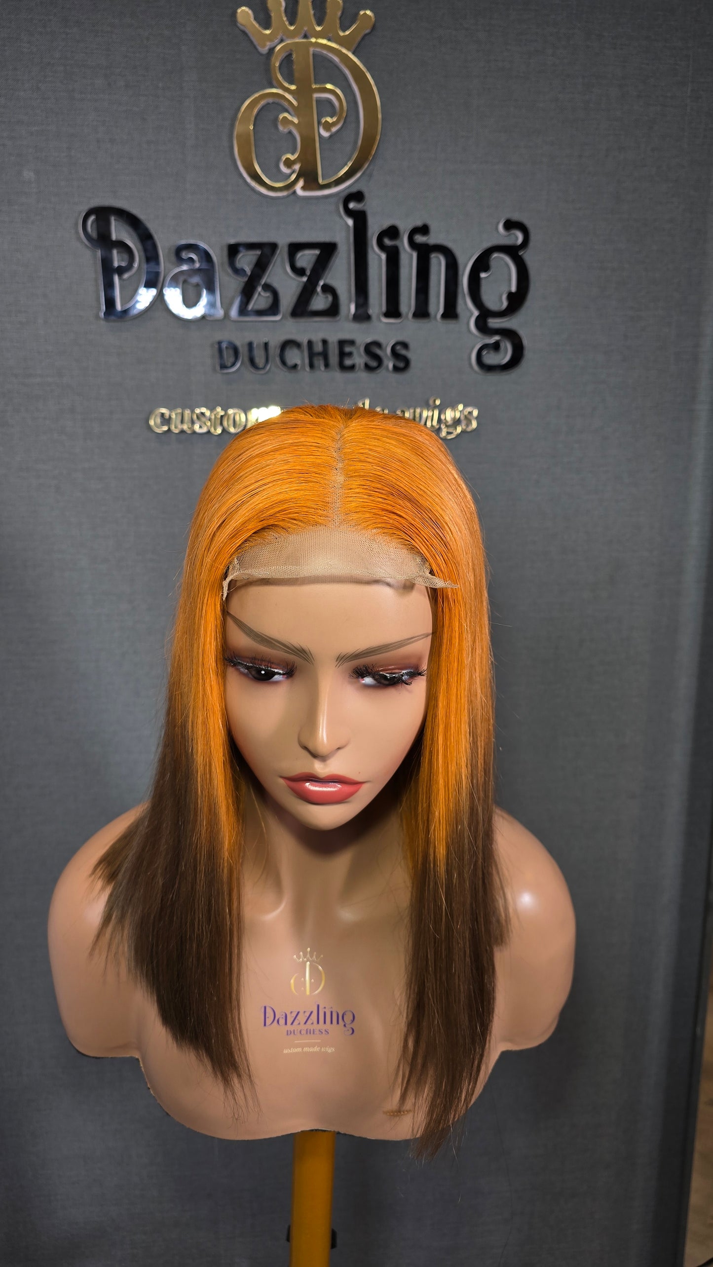 Kaycee 14" Raw Virgin hair Col: orange/2
