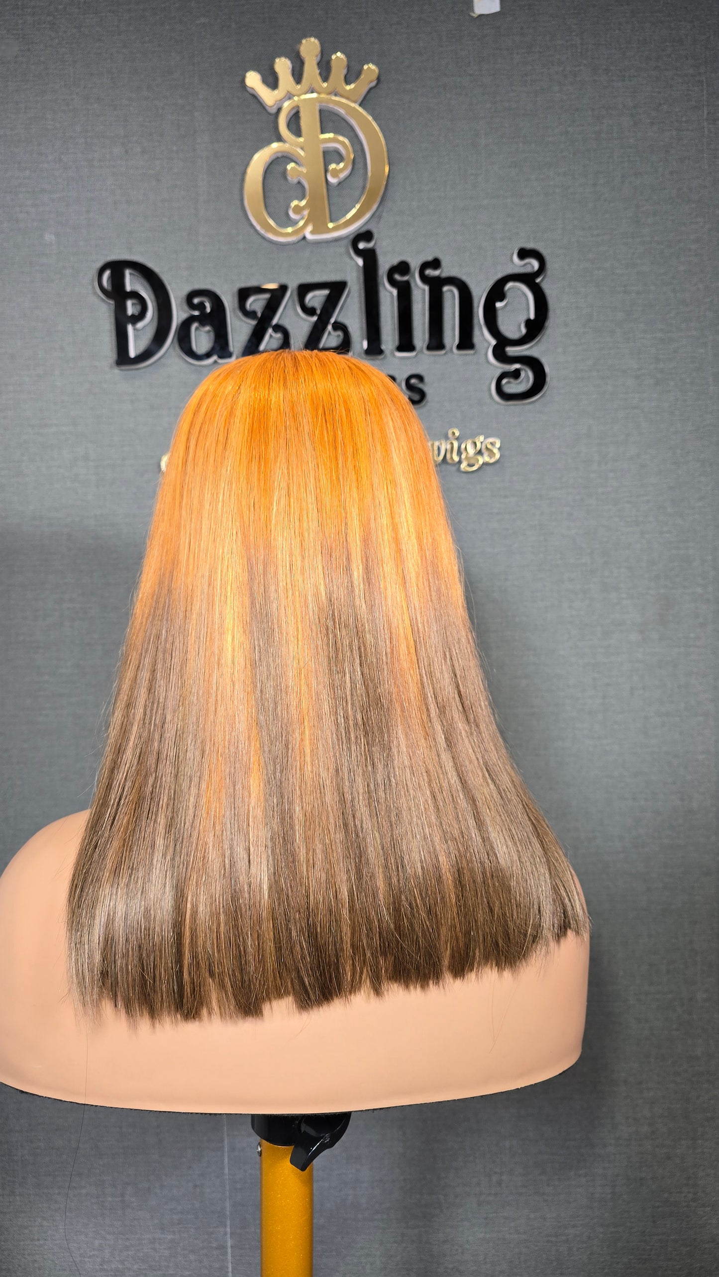 Kaycee 14" Raw Virgin hair Col: orange/2
