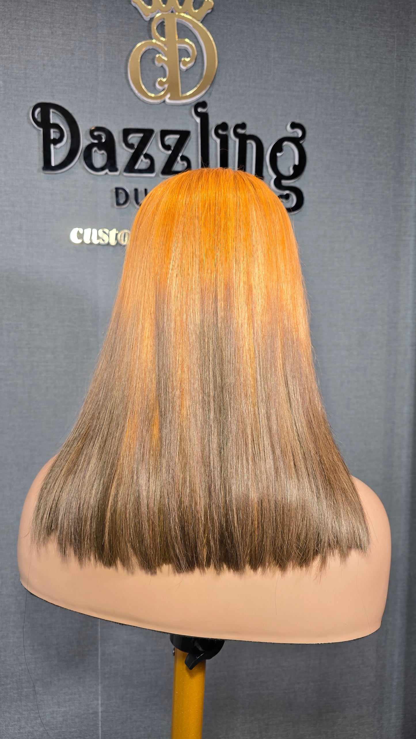 Kaycee 14" Raw Virgin hair Col: orange/2