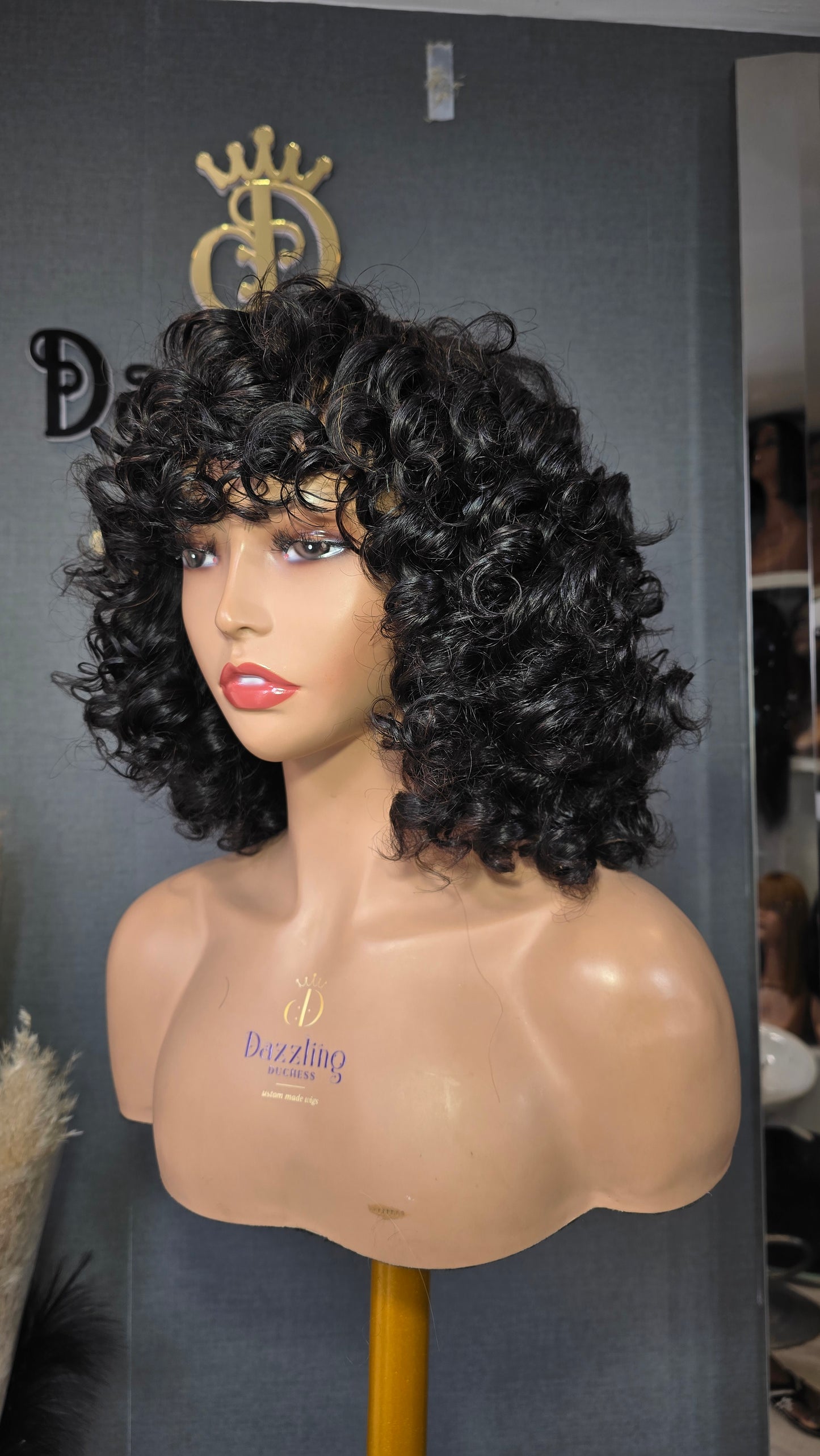 Ruby 8" Raw virgin human hair Col: Natural black