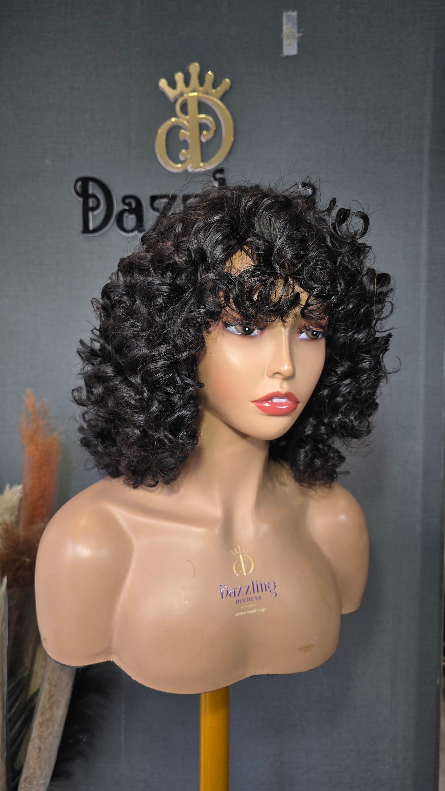 Ruby 8" Raw virgin human hair Col: Natural black