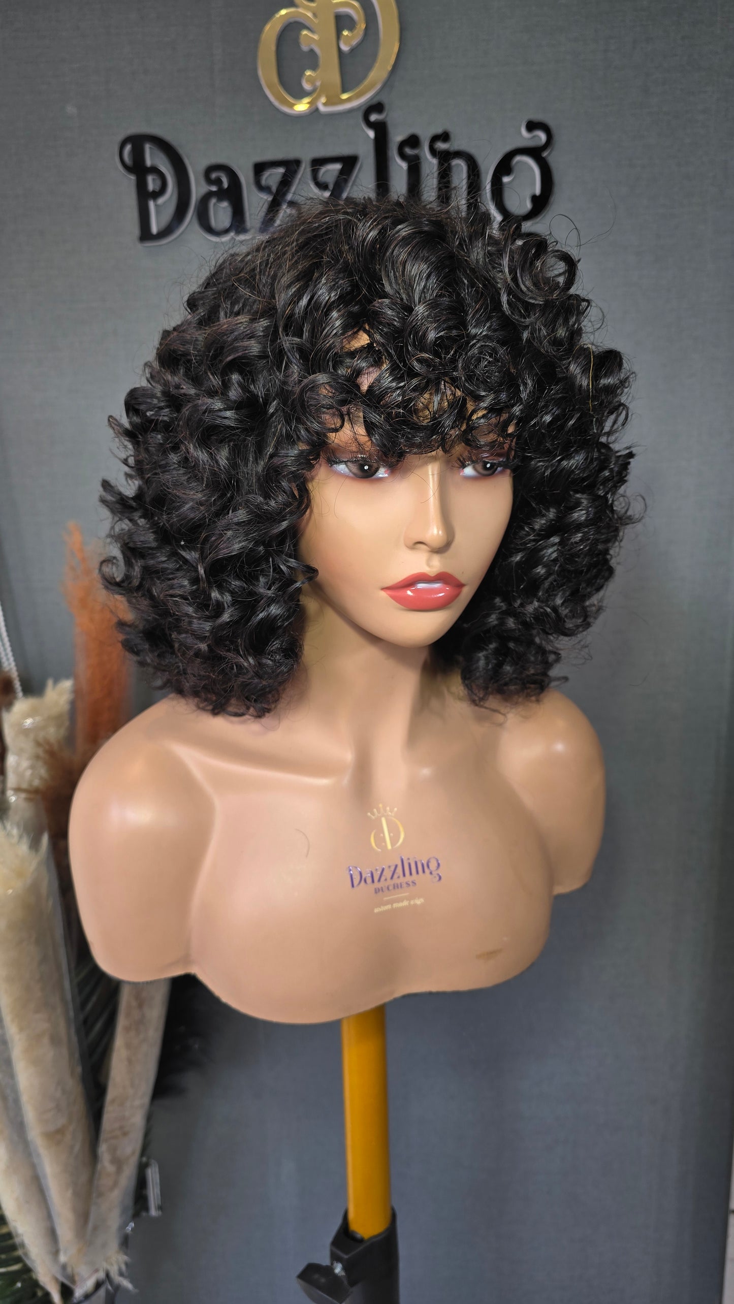 Ruby 8" Raw virgin human hair Col: Natural black