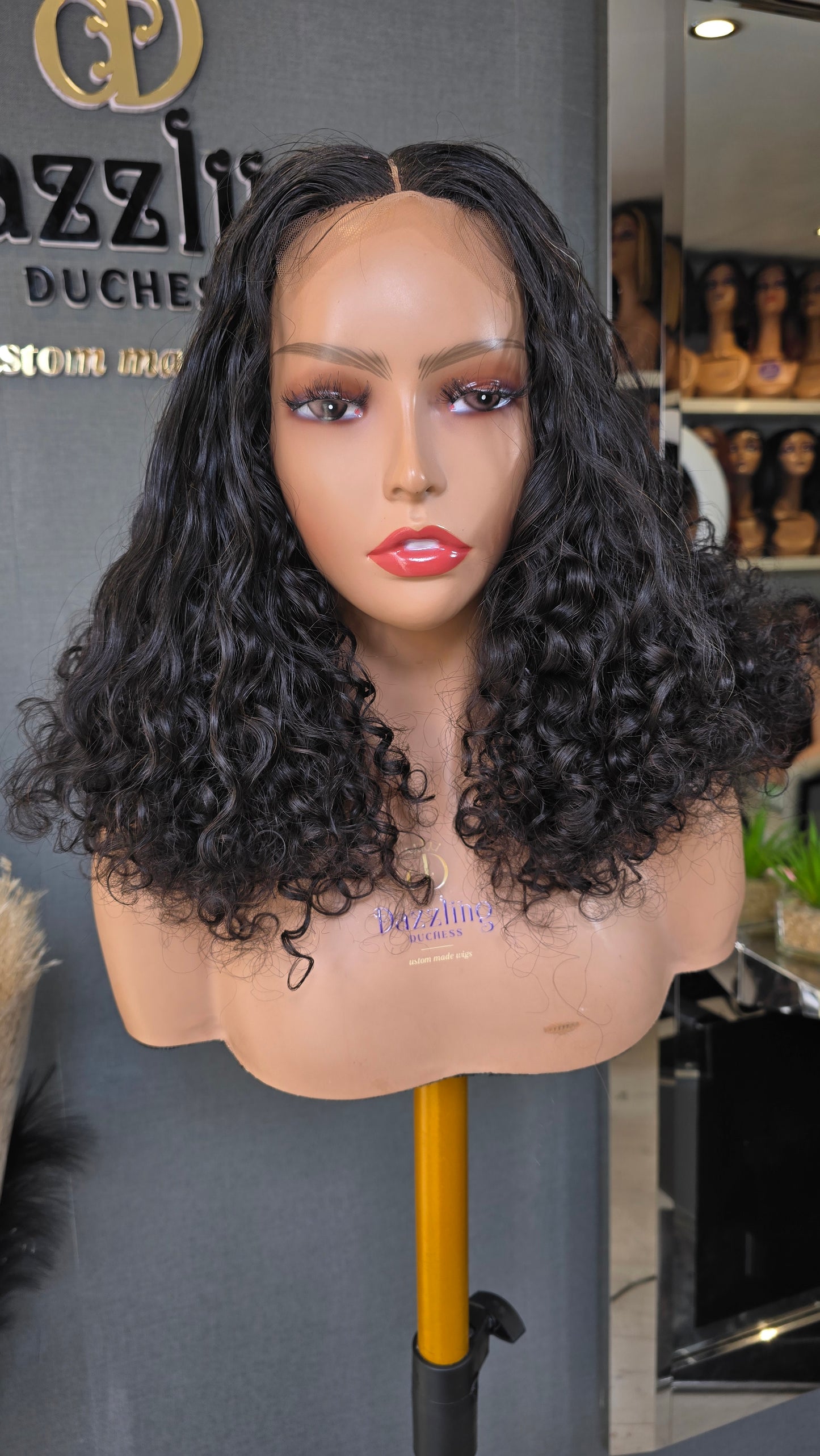 Camila 14" Vietnamese raw human hair Col: Natural black