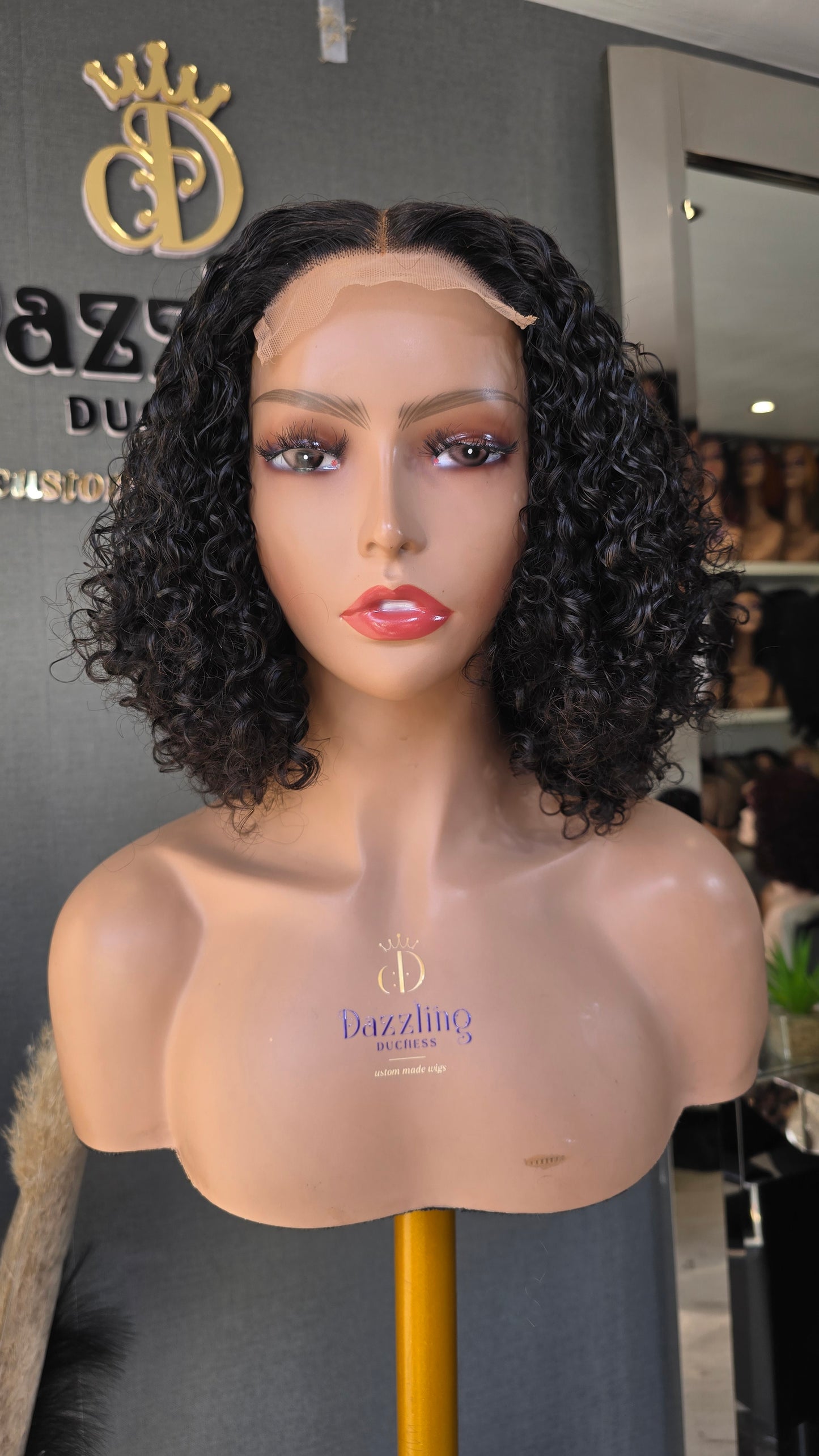POATIA 10" Raw Virgin human hair Col: Natural black