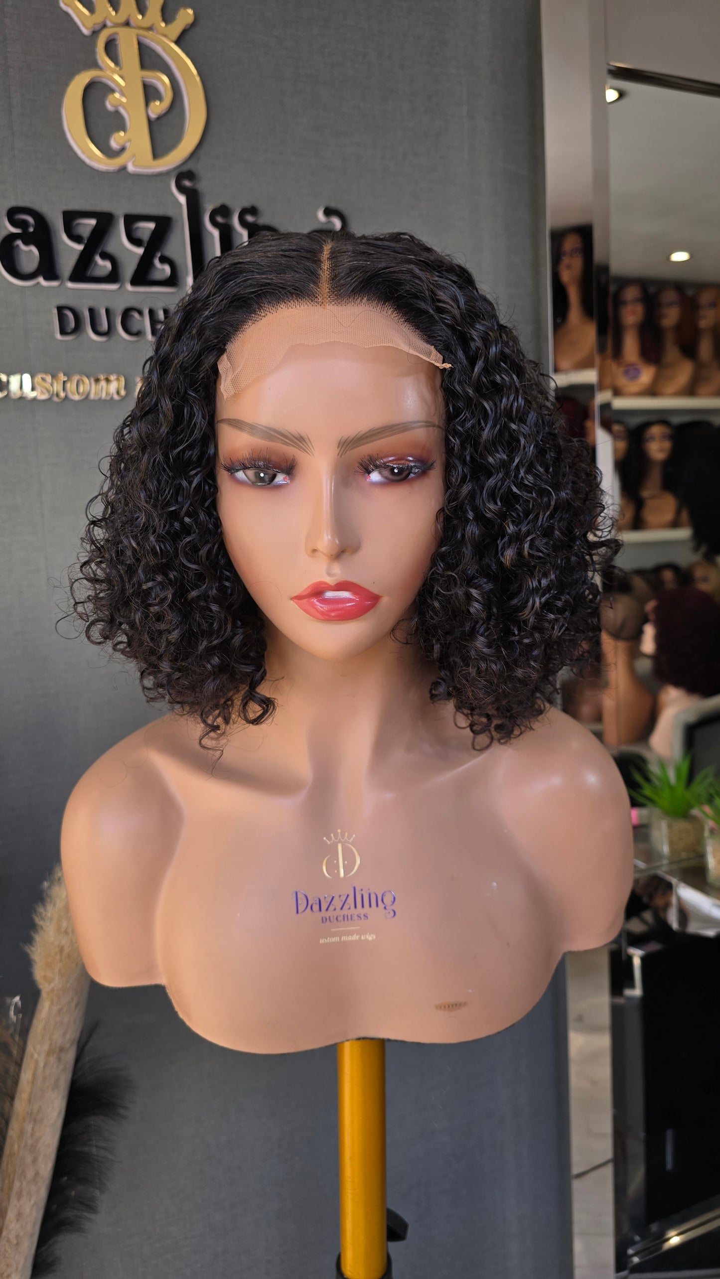 POATIA 10" Raw Virgin human hair Col: Natural black