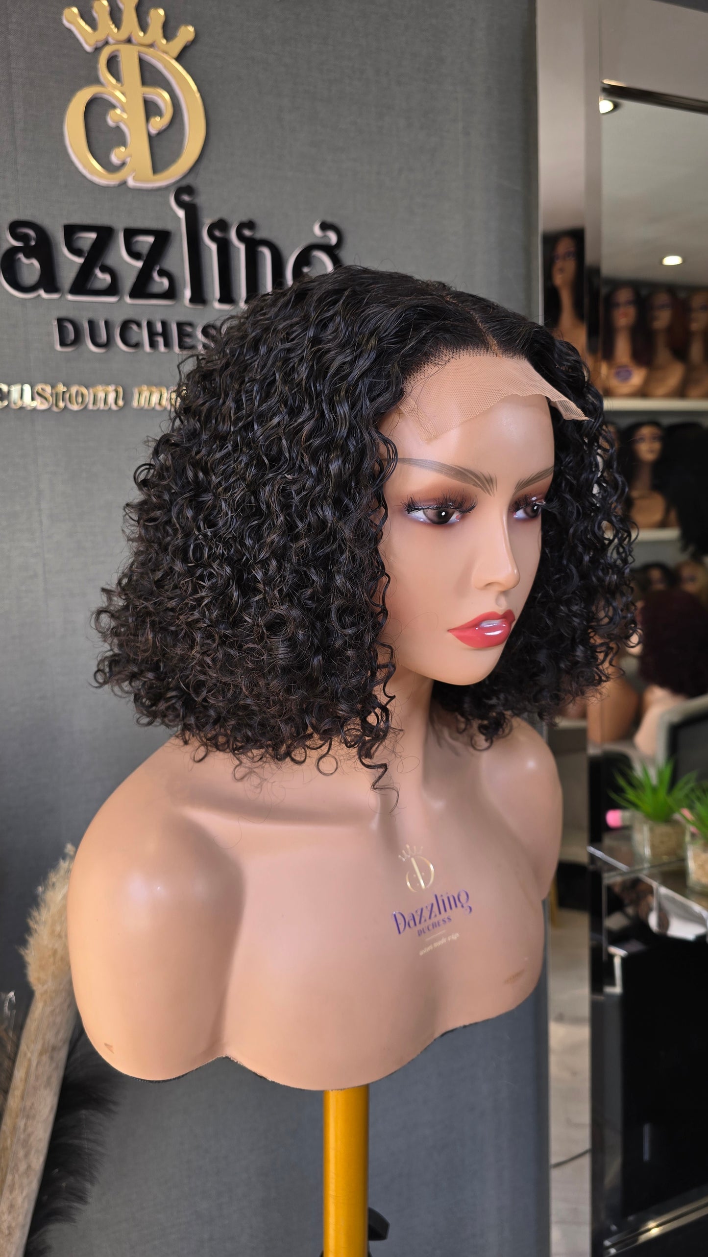 POATIA 10" Raw Virgin human hair Col: Natural black
