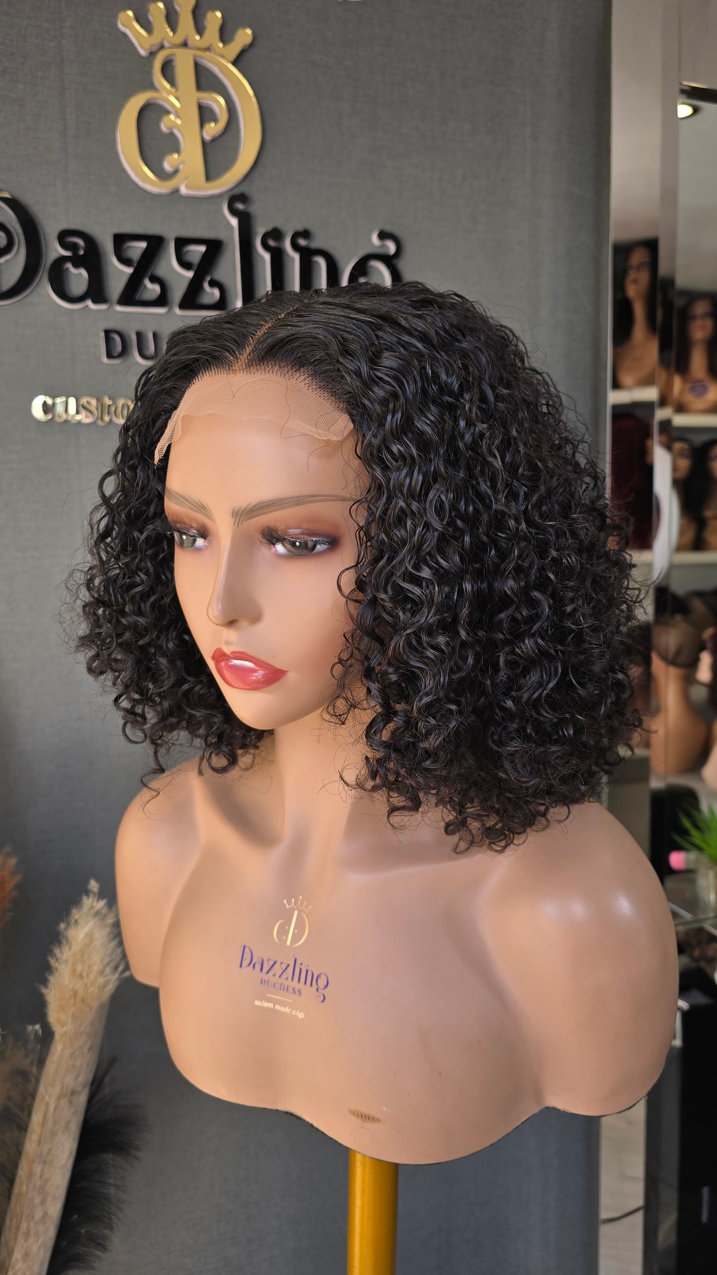 POATIA 10" Raw Virgin human hair Col: Natural black