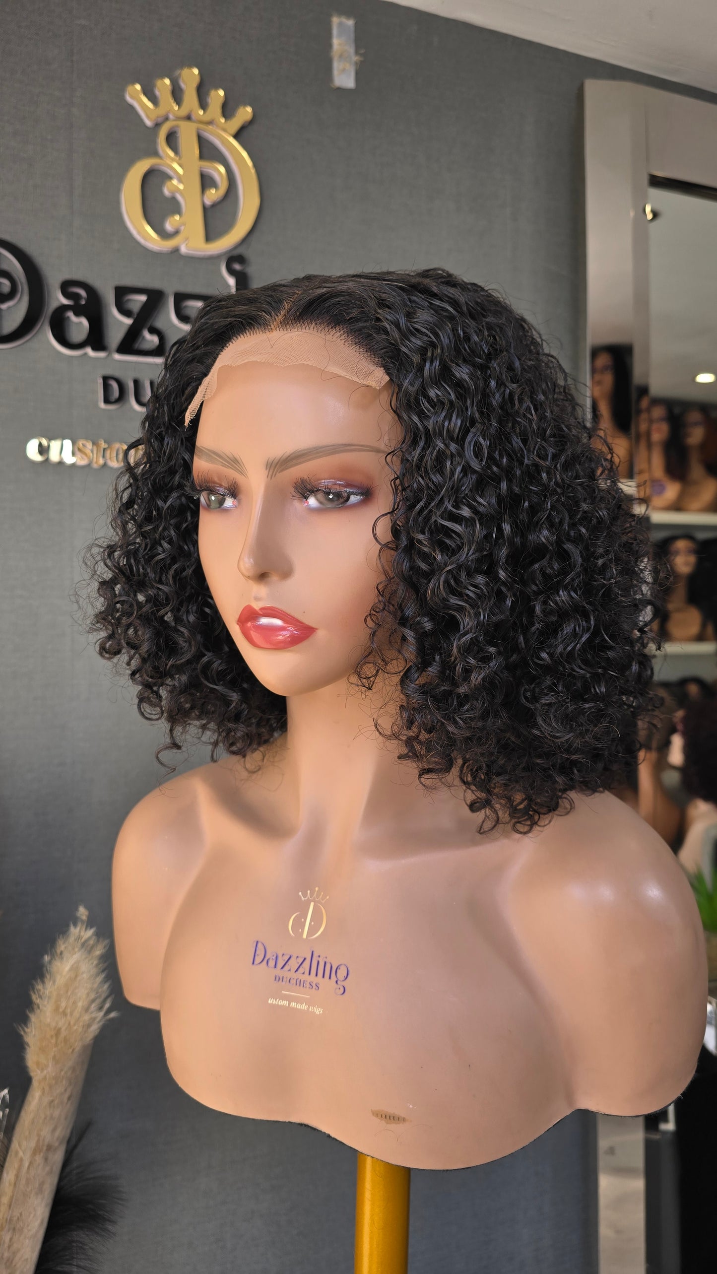 POATIA 10" Raw Virgin human hair Col: Natural black