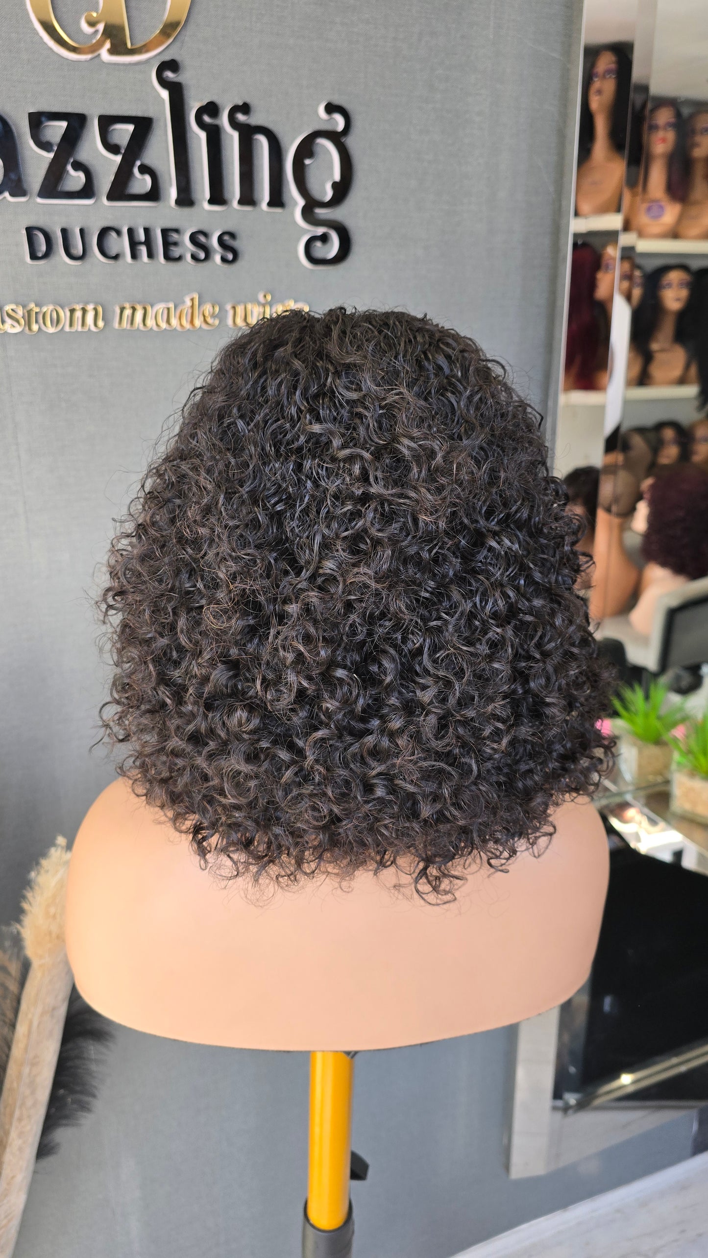 POATIA 10" Raw Virgin human hair Col: Natural black