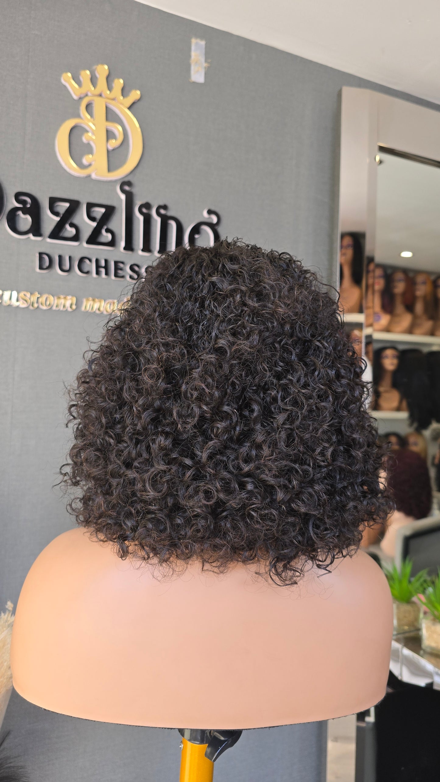 POATIA 10" Raw Virgin human hair Col: Natural black