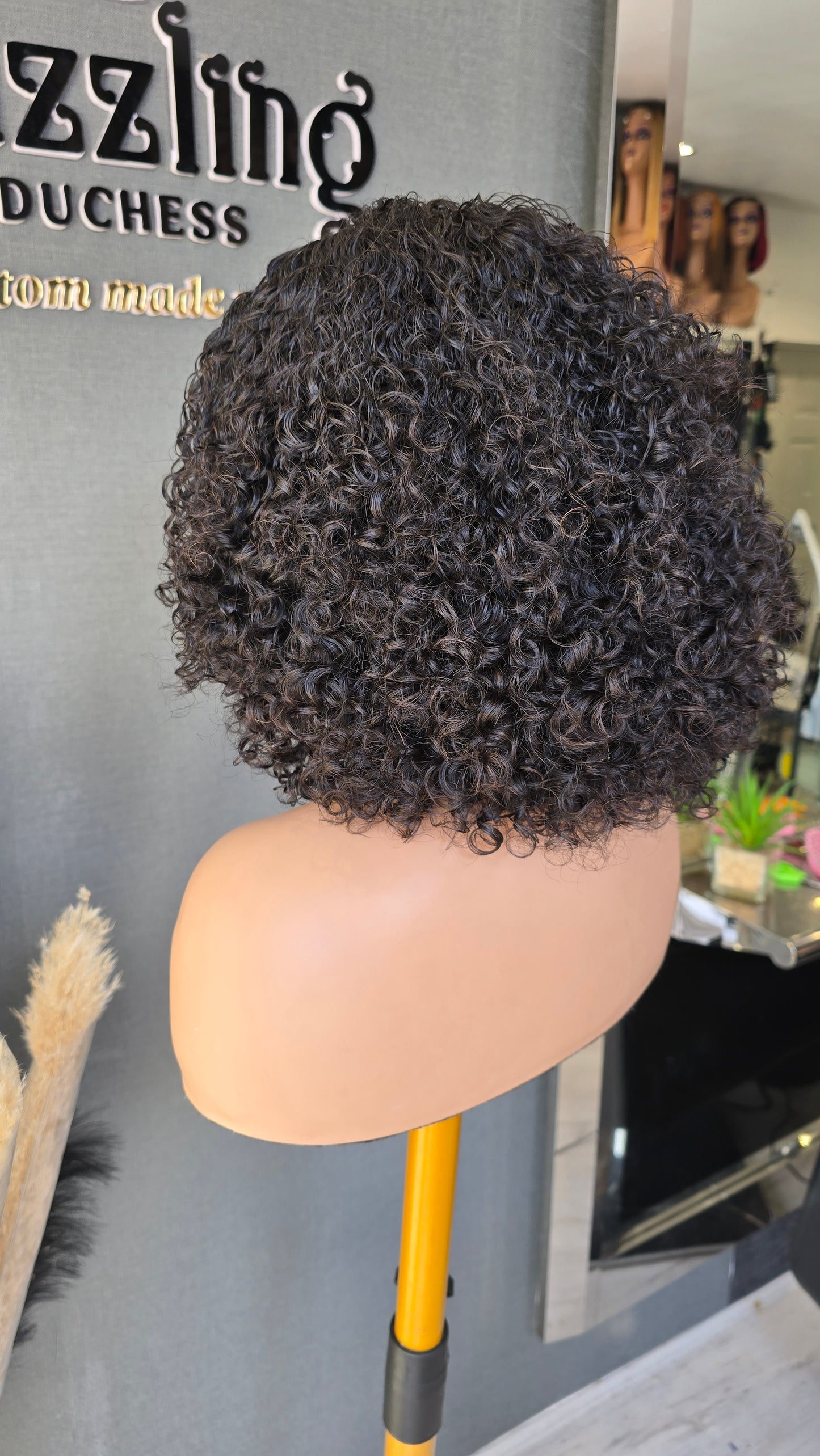 POATIA 10" Raw Virgin human hair Col: Natural black