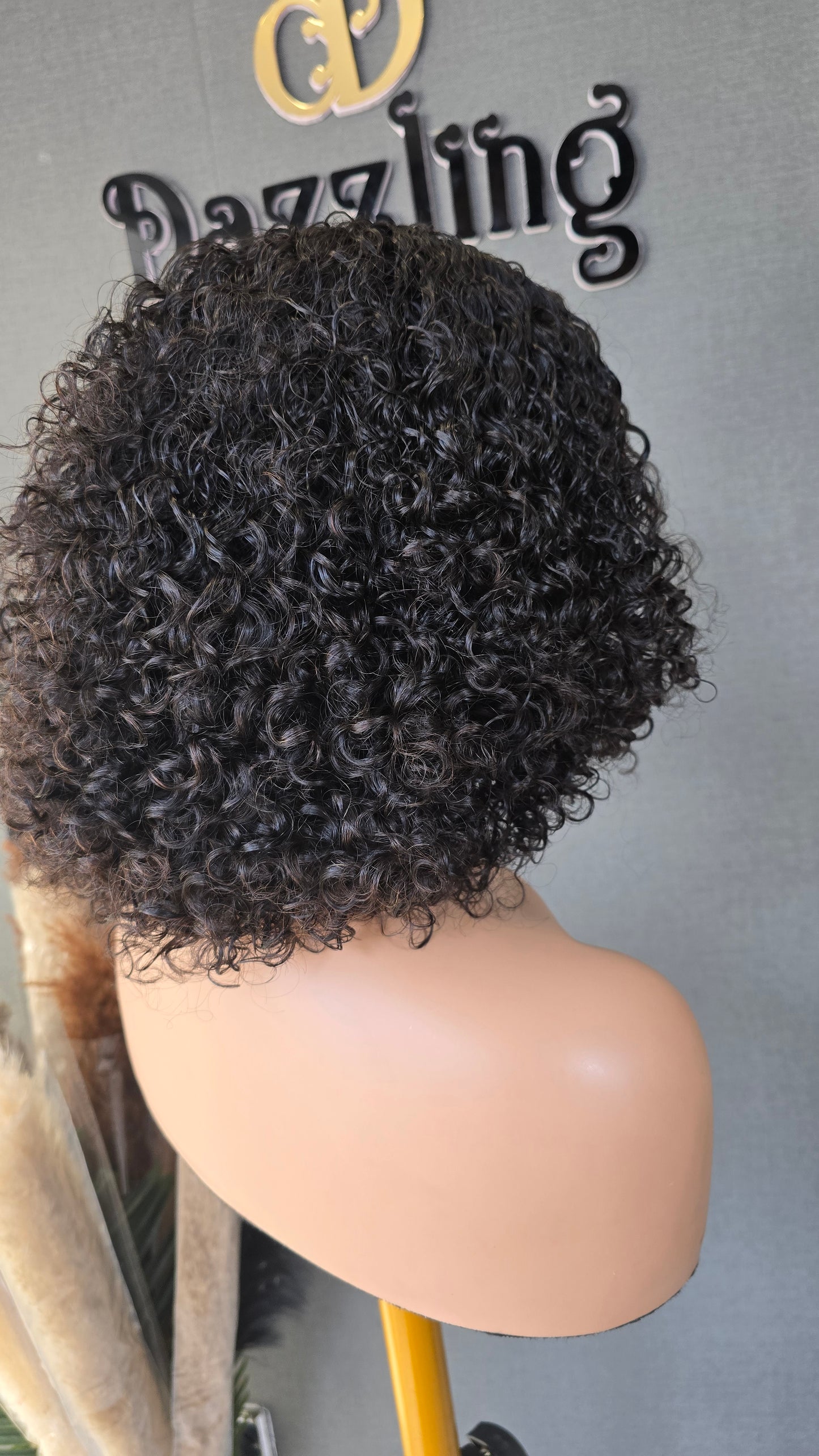 POATIA 10" Raw Virgin human hair Col: Natural black