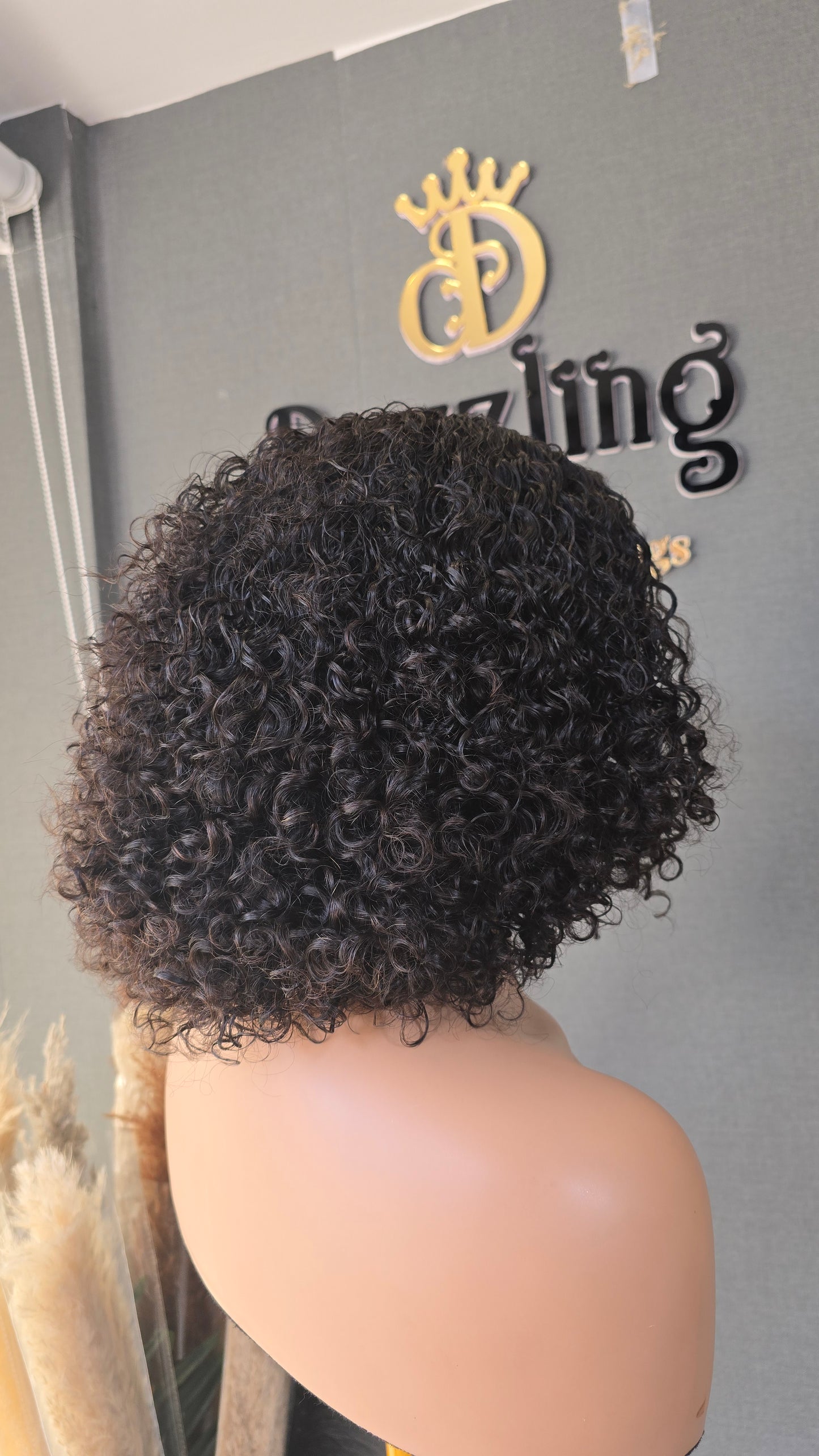 POATIA 10" Raw Virgin human hair Col: Natural black
