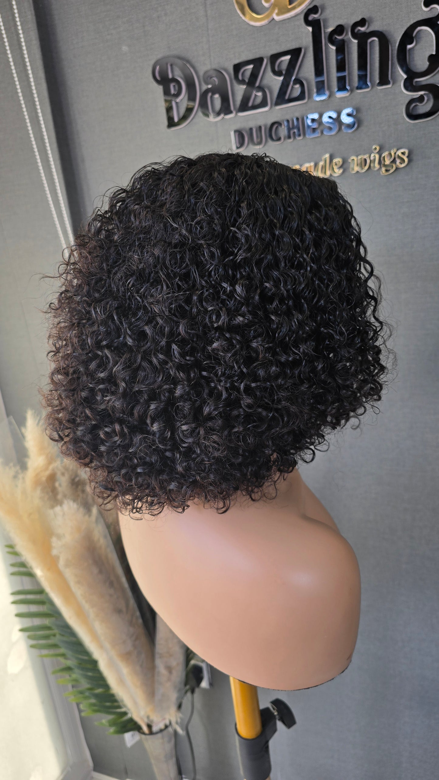 POATIA 10" Raw Virgin human hair Col: Natural black