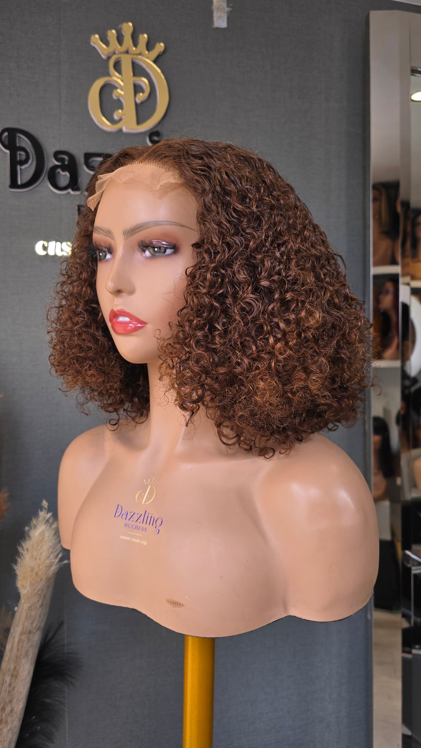 POATIA 10" Raw Virgin hair Col: Chestnut brown