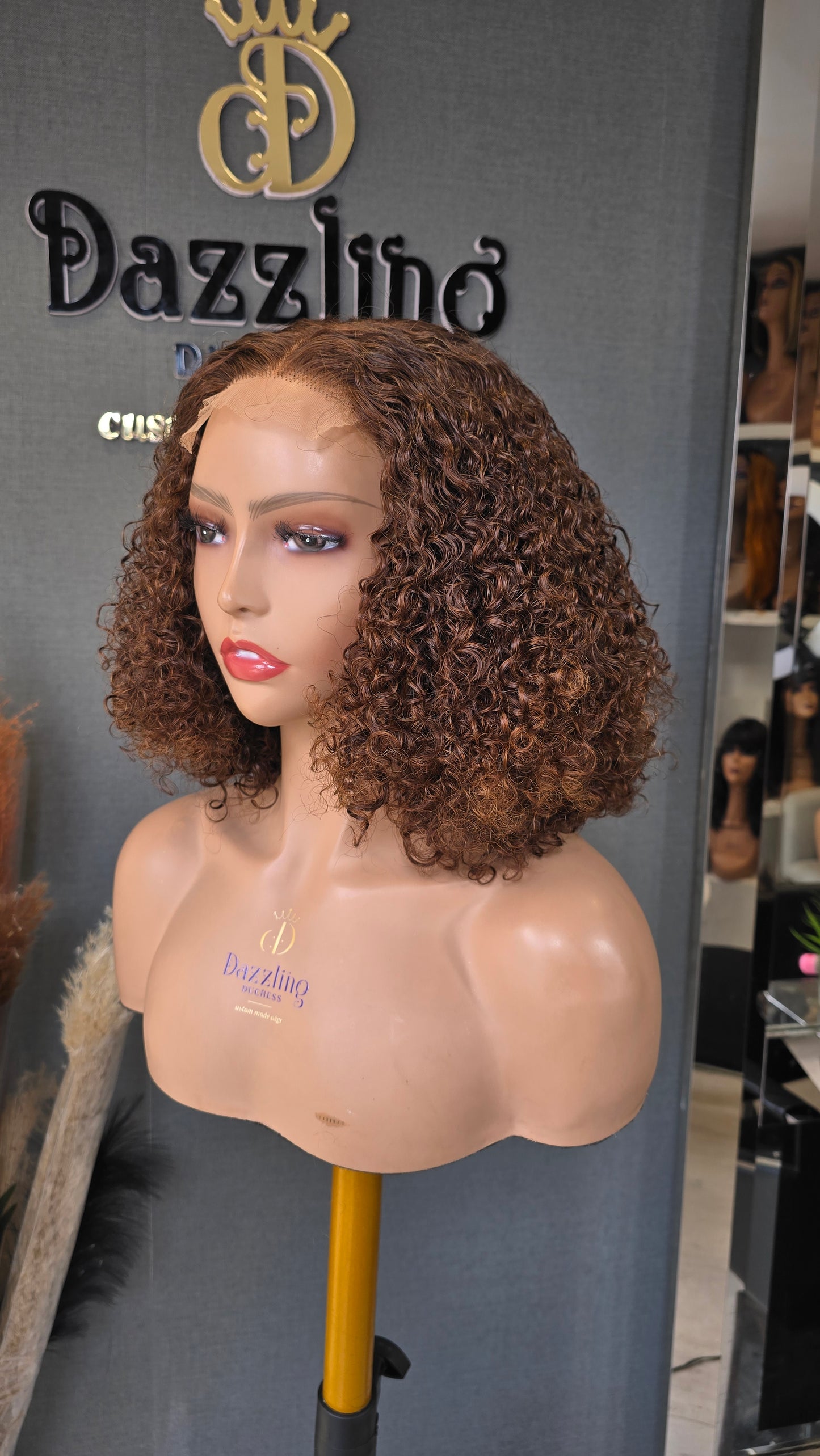 POATIA 10" Raw Virgin hair Col: Chestnut brown