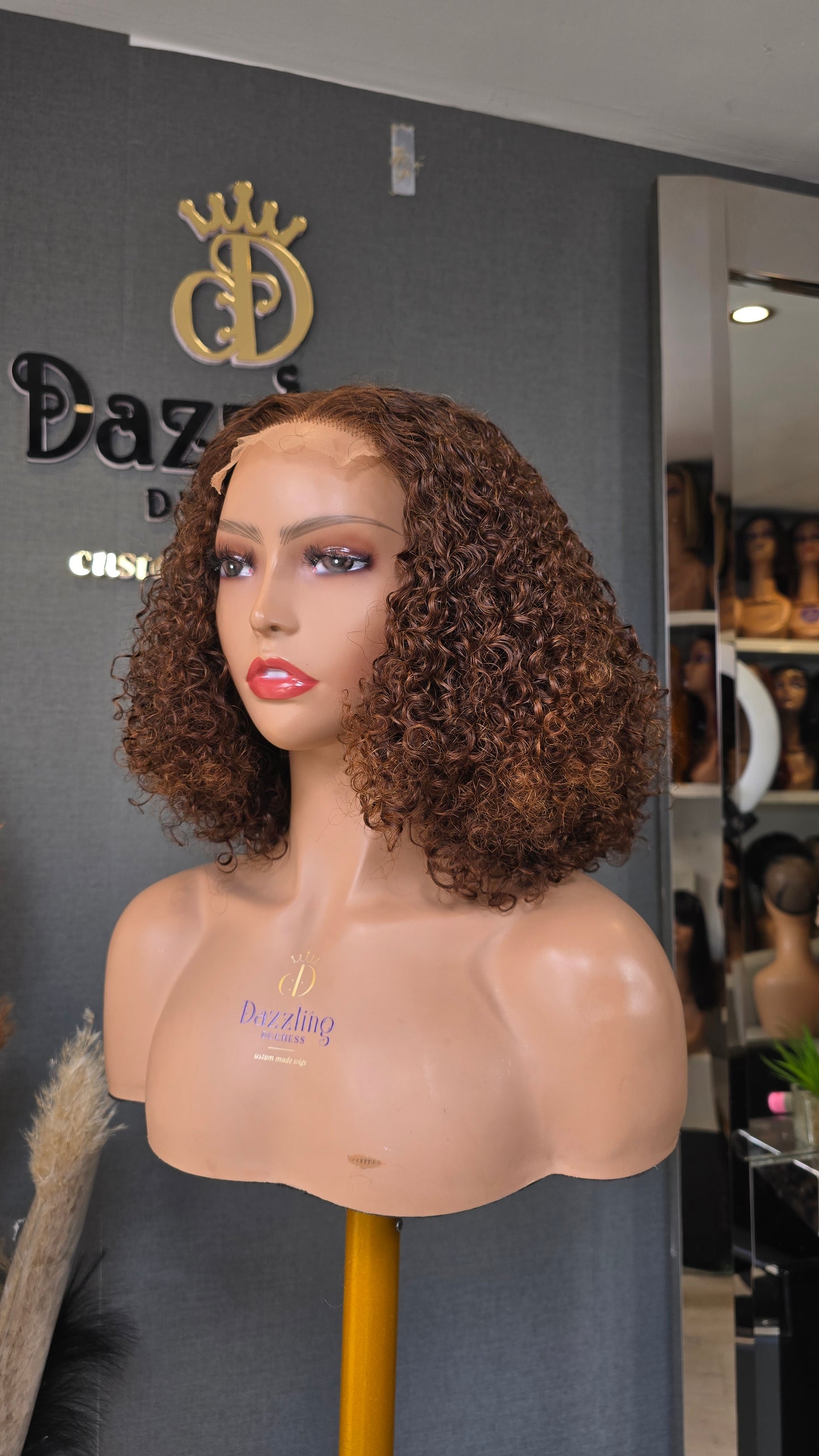 POATIA 10" Raw Virgin hair Col: Chestnut brown