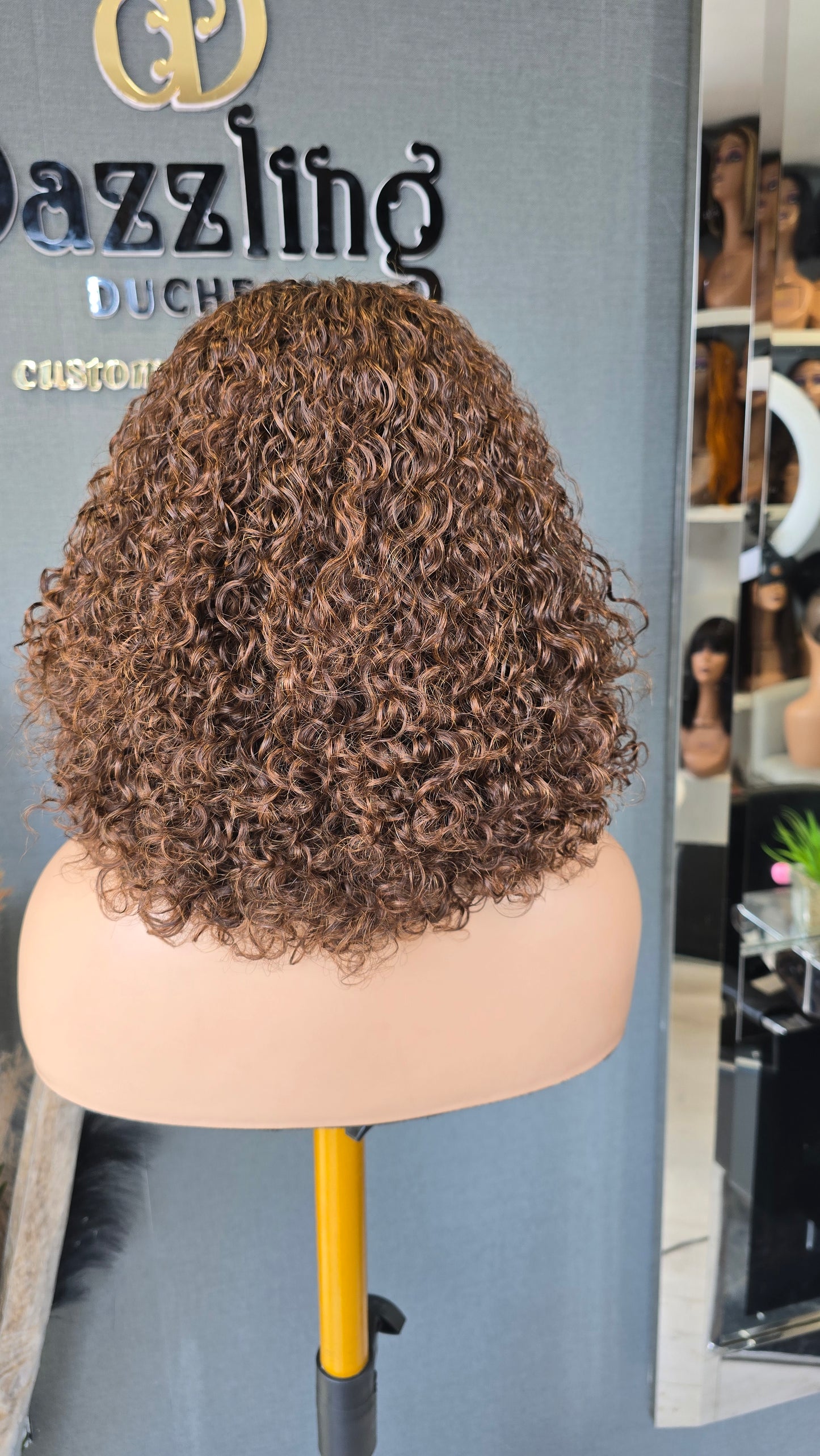 POATIA 10" Raw Virgin hair Col: Chestnut brown