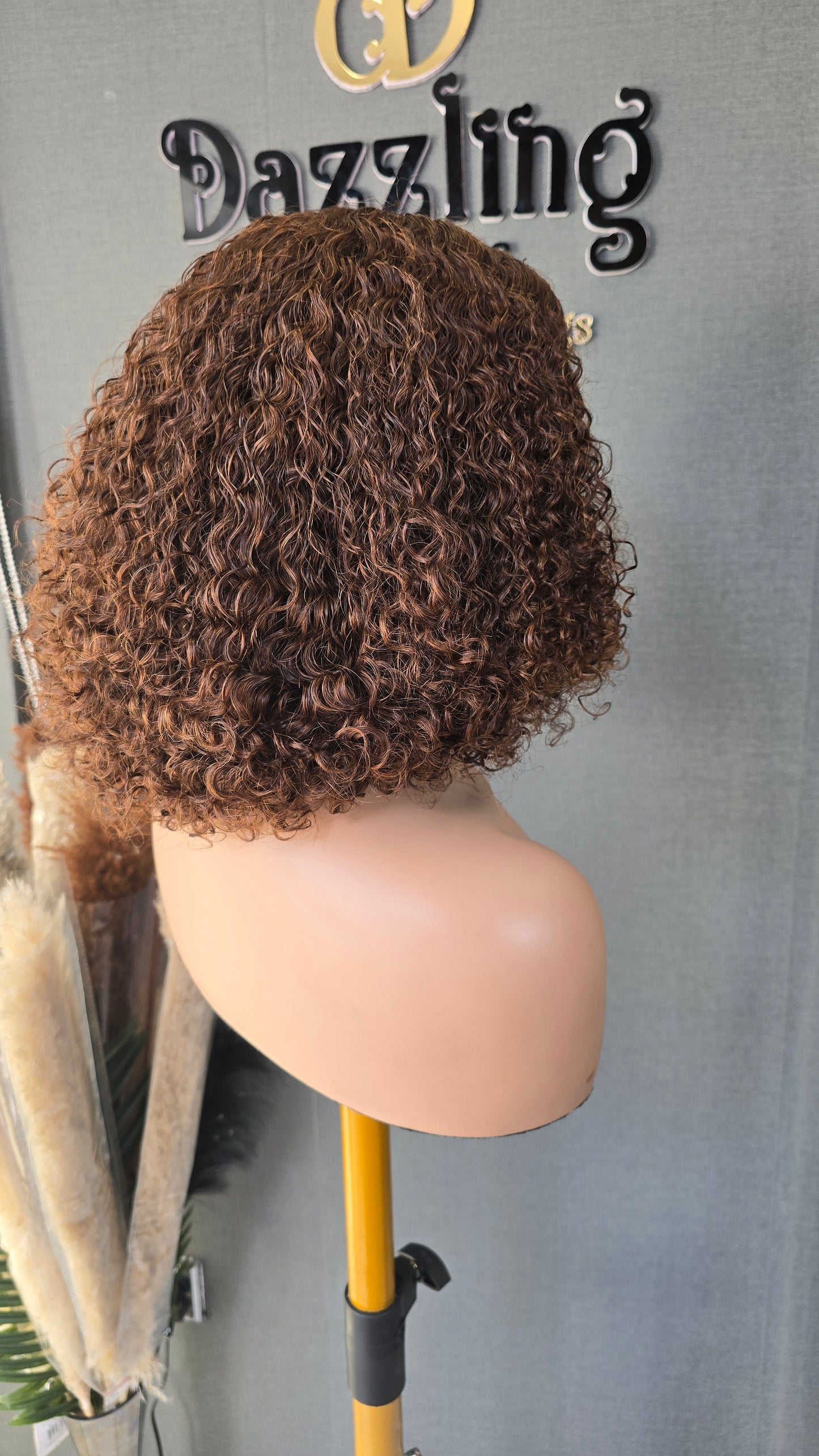 POATIA 10" Raw Virgin hair Col: Chestnut brown