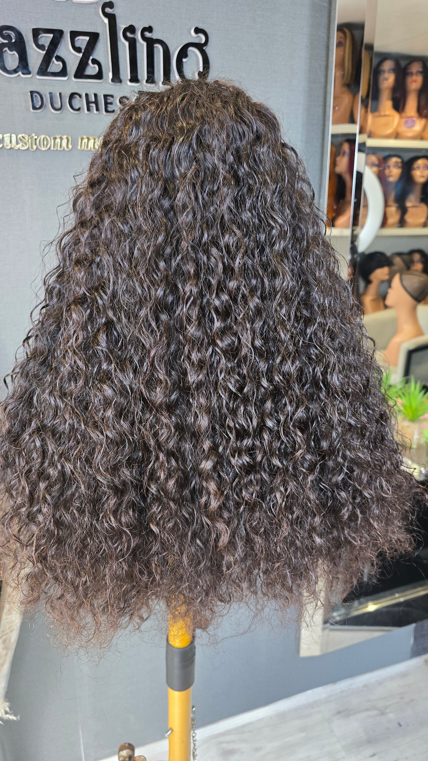 LETICIA 20" Raw Virgin Human Hair Col: Natural black